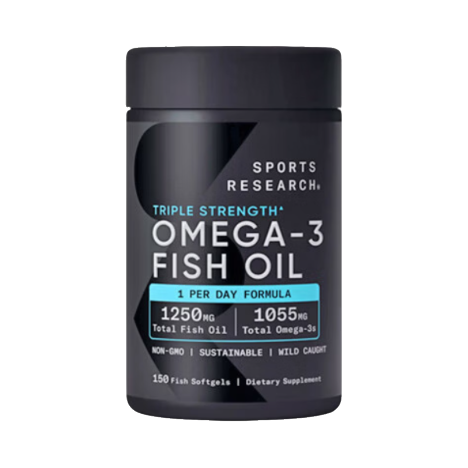 推荐商品：Sports Research Omega3 三倍浓缩鱼油 瓶装