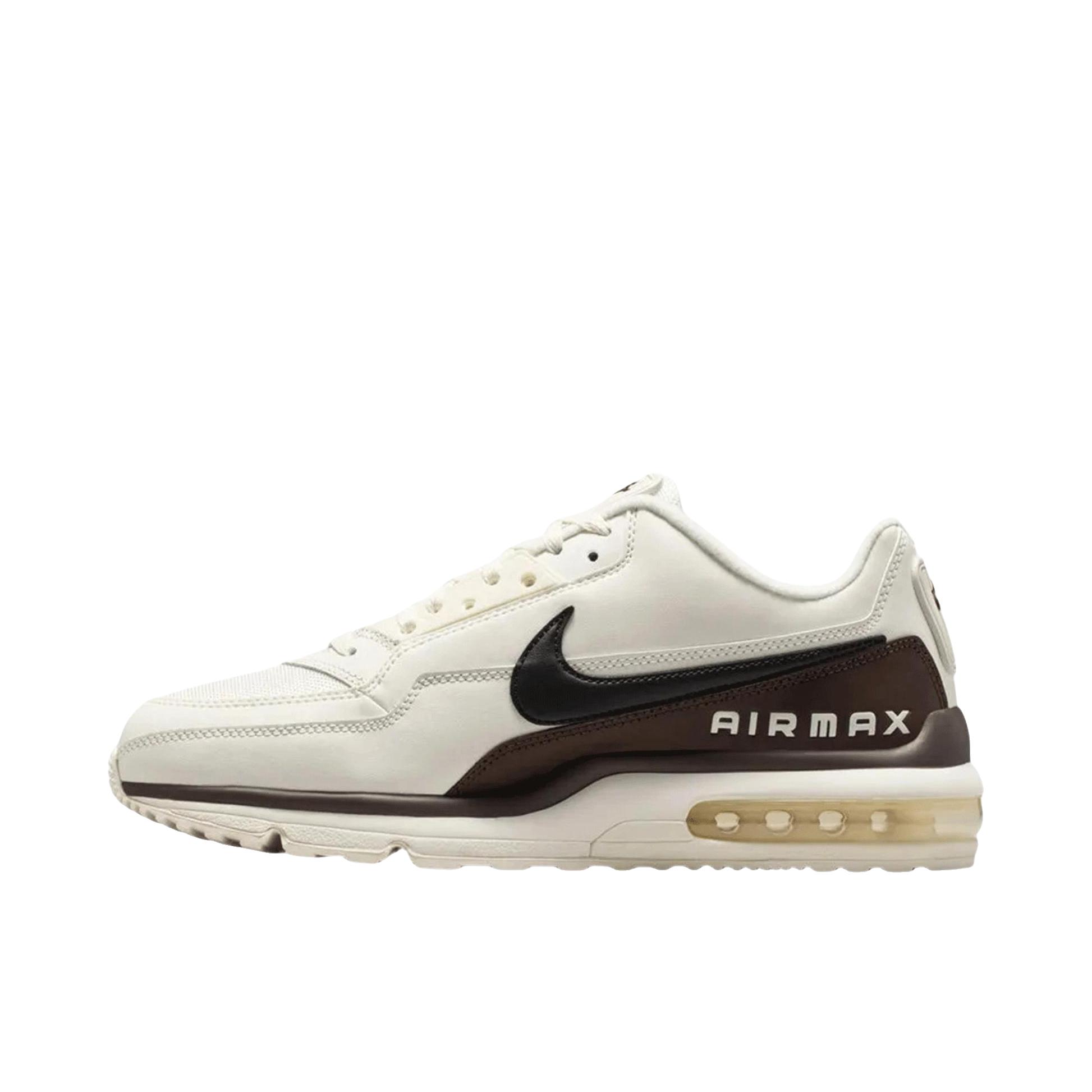 推荐商品：Nike Air Max LTD 3 跑鞋 防滑耐磨透气轻便舒适减震支撑合成革百搭潮流回弹耐穿抓地 米色/白色/棕色