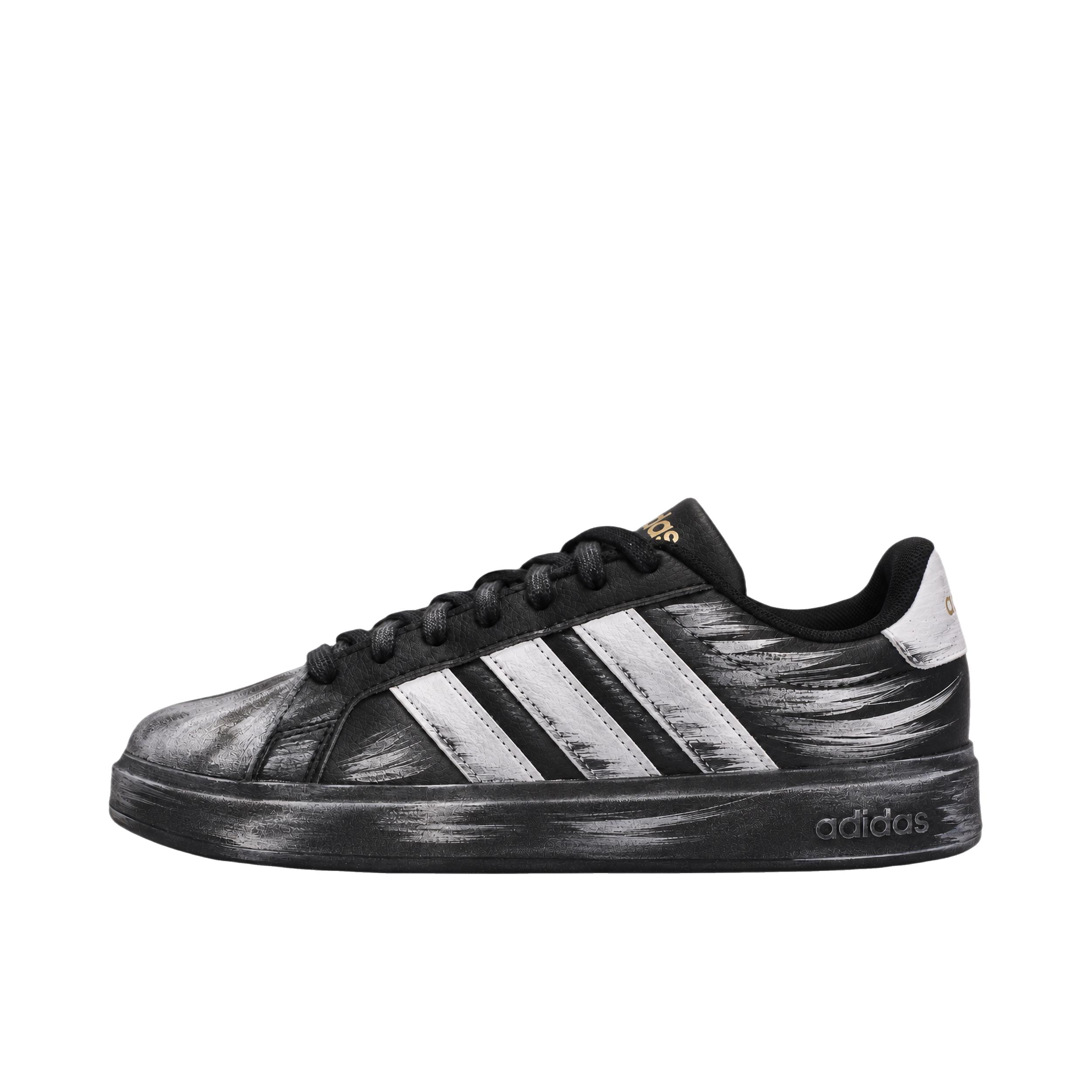 推荐商品：定制款 adidas STREETTALK 板鞋 个性美式学院风高街 低帮/寒锋墨羽