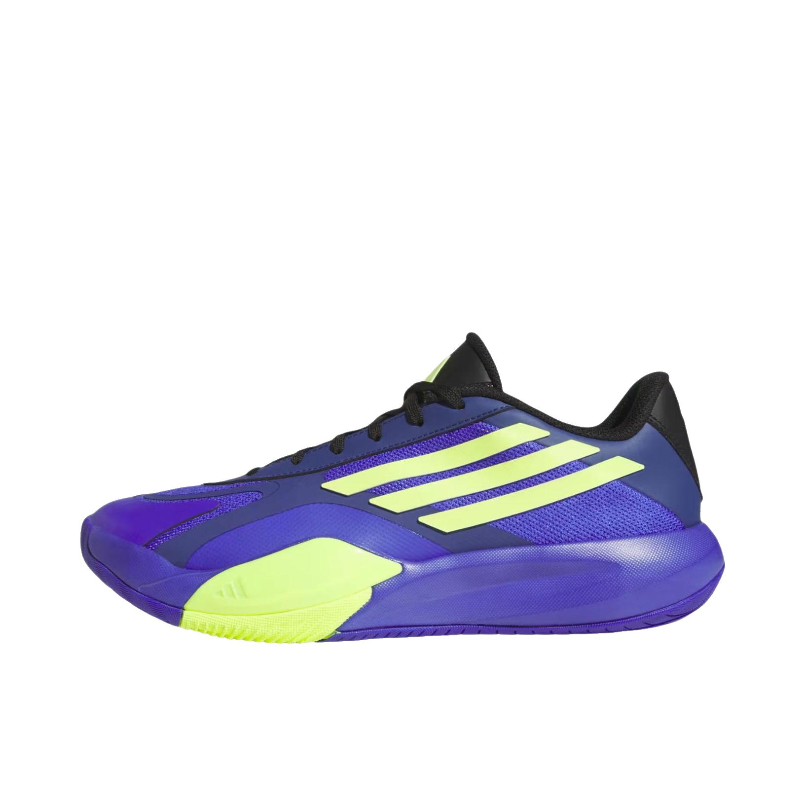 推荐商品：adidas Crazy Quick TD 篮球鞋 舒适轻盈防滑耐磨 低帮/电光紫/冰柠黄/核心黑 