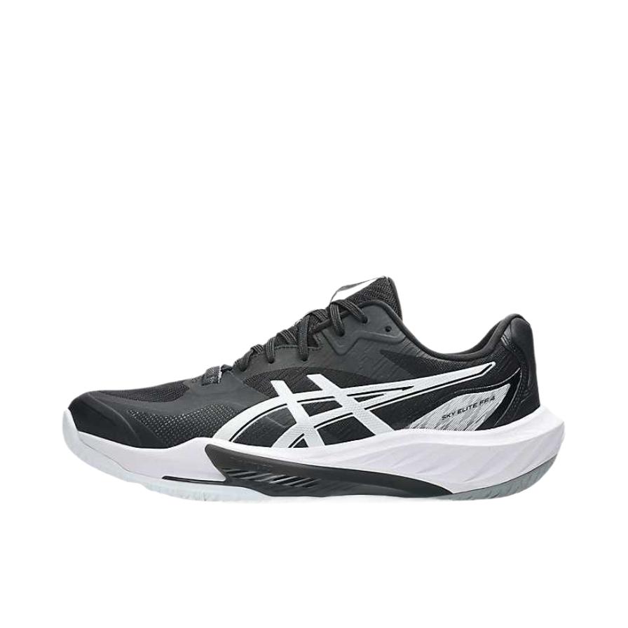 推荐商品：Asics/亚瑟士 SKY ELITE FF 4 排球鞋 柔软支撑厚底圆头 低帮/黑色/纯银色
