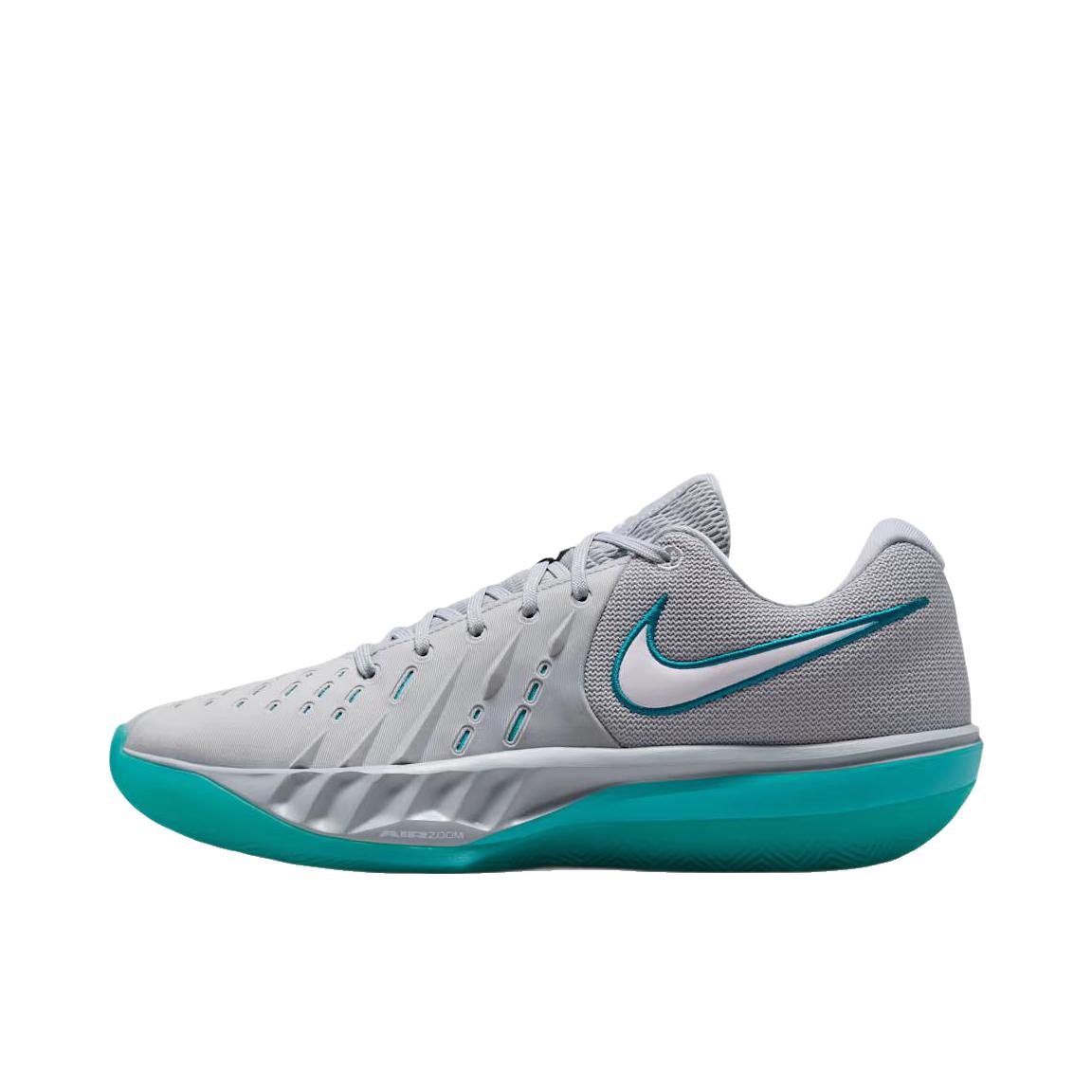 推荐商品：Nike Air Zoom GT Cut Academy 2 篮球鞋 实战圆头厚底系带贴合支撑抓地耐穿抗扭包裹性 狼灰色/灰仙人掌绿/亮云杉绿/白色