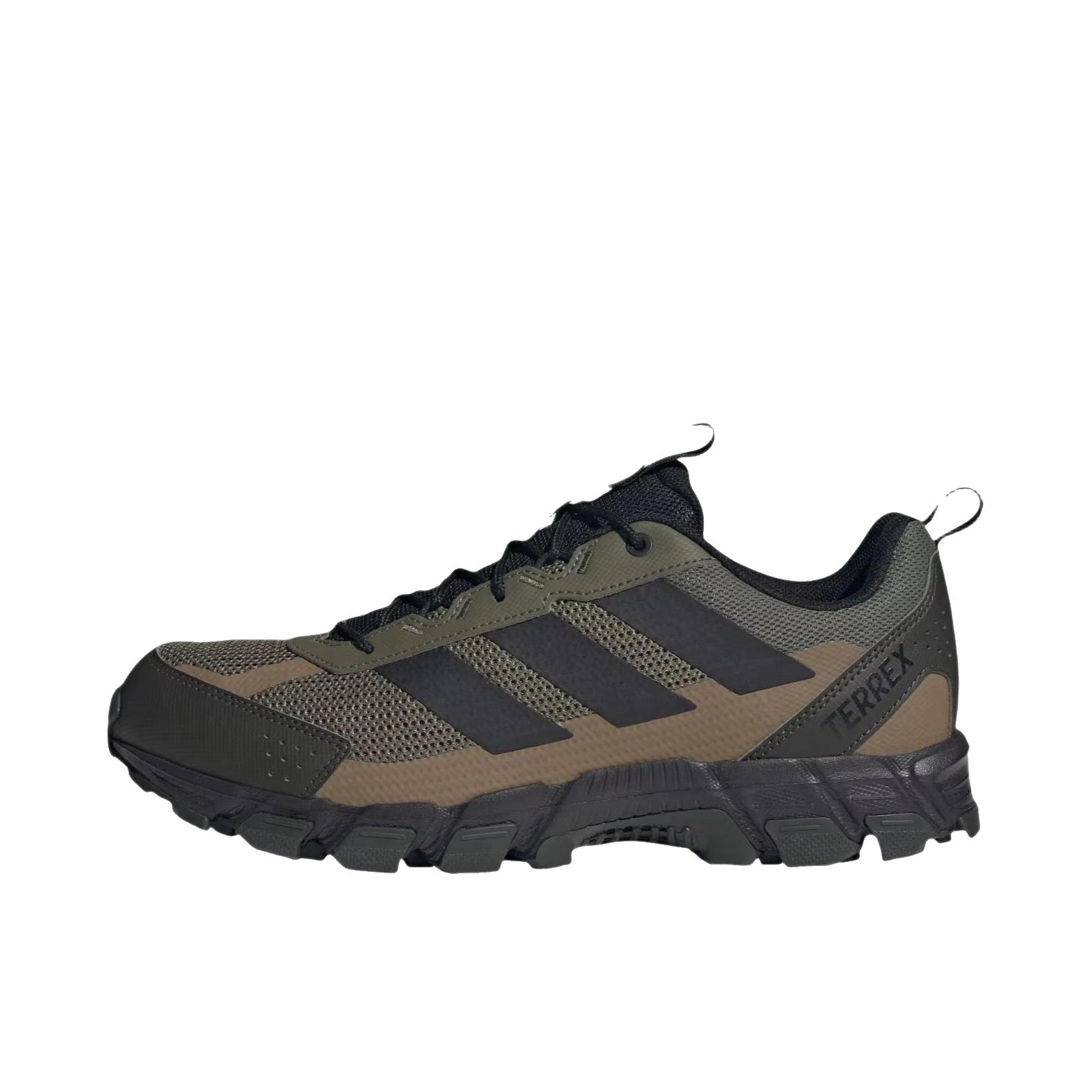 推荐商品：adidas Terrex Rockadia 登山鞋 户外鞋 耐磨舒适防滑轻便 低帮/棕色/绿色 