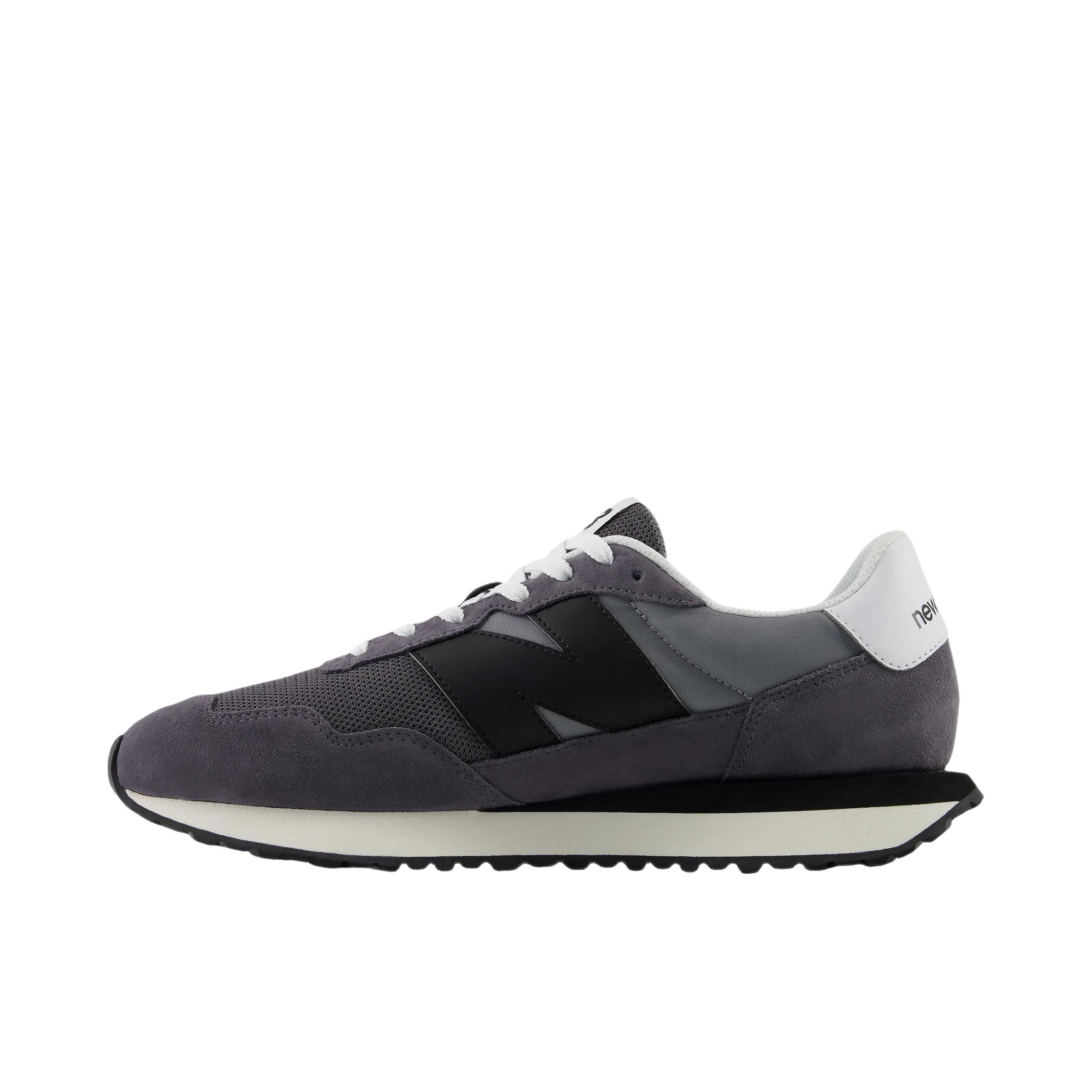 推荐商品：New Balance 237 跑鞋 减震透气防滑耐磨轻便潮流复古织物 D宽/灰色/黑色