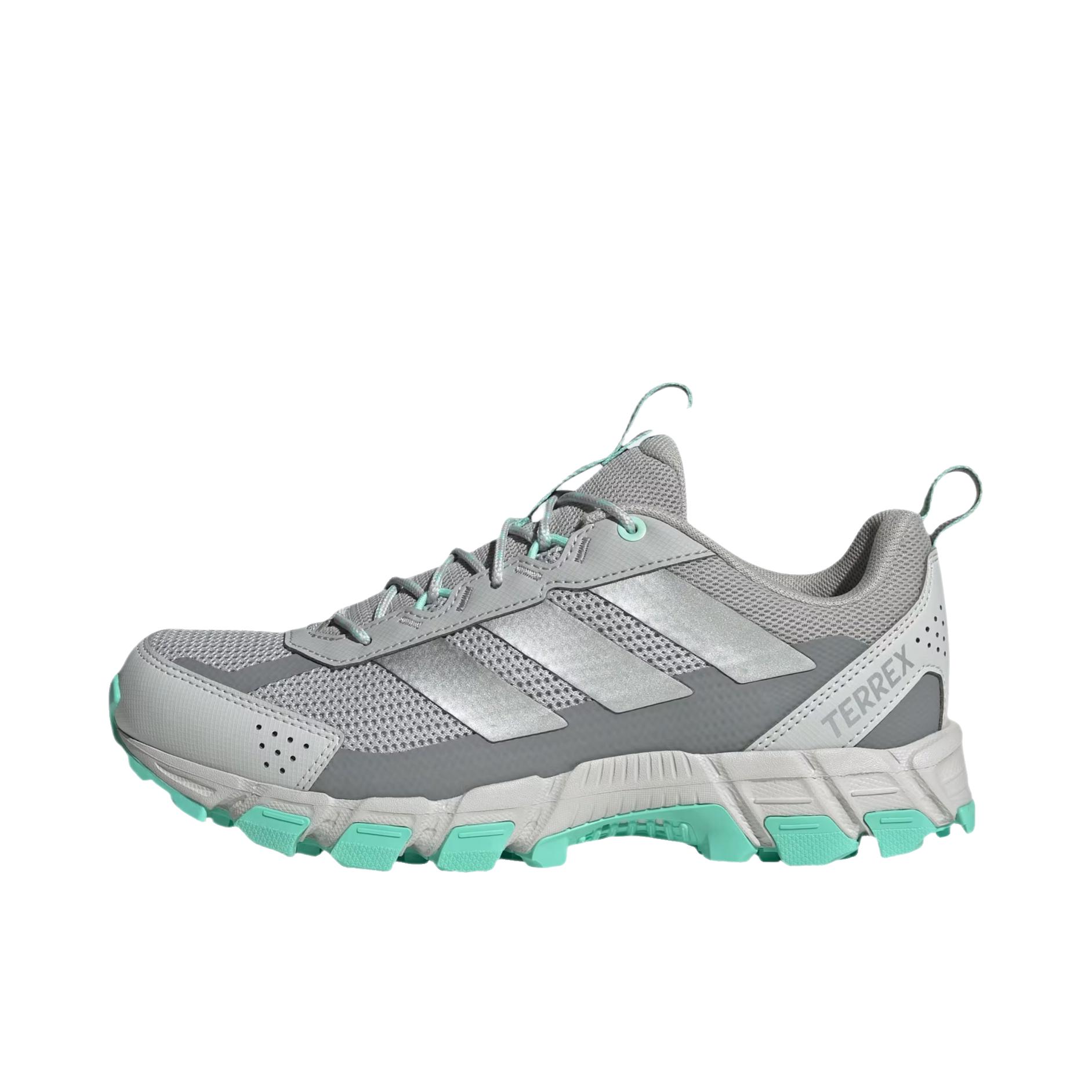 推荐商品：adidas Terrex Rockadia 登山鞋 户外鞋 耐磨舒适防滑轻便 低帮/透明薄荷绿/灰色二/银色金属 
