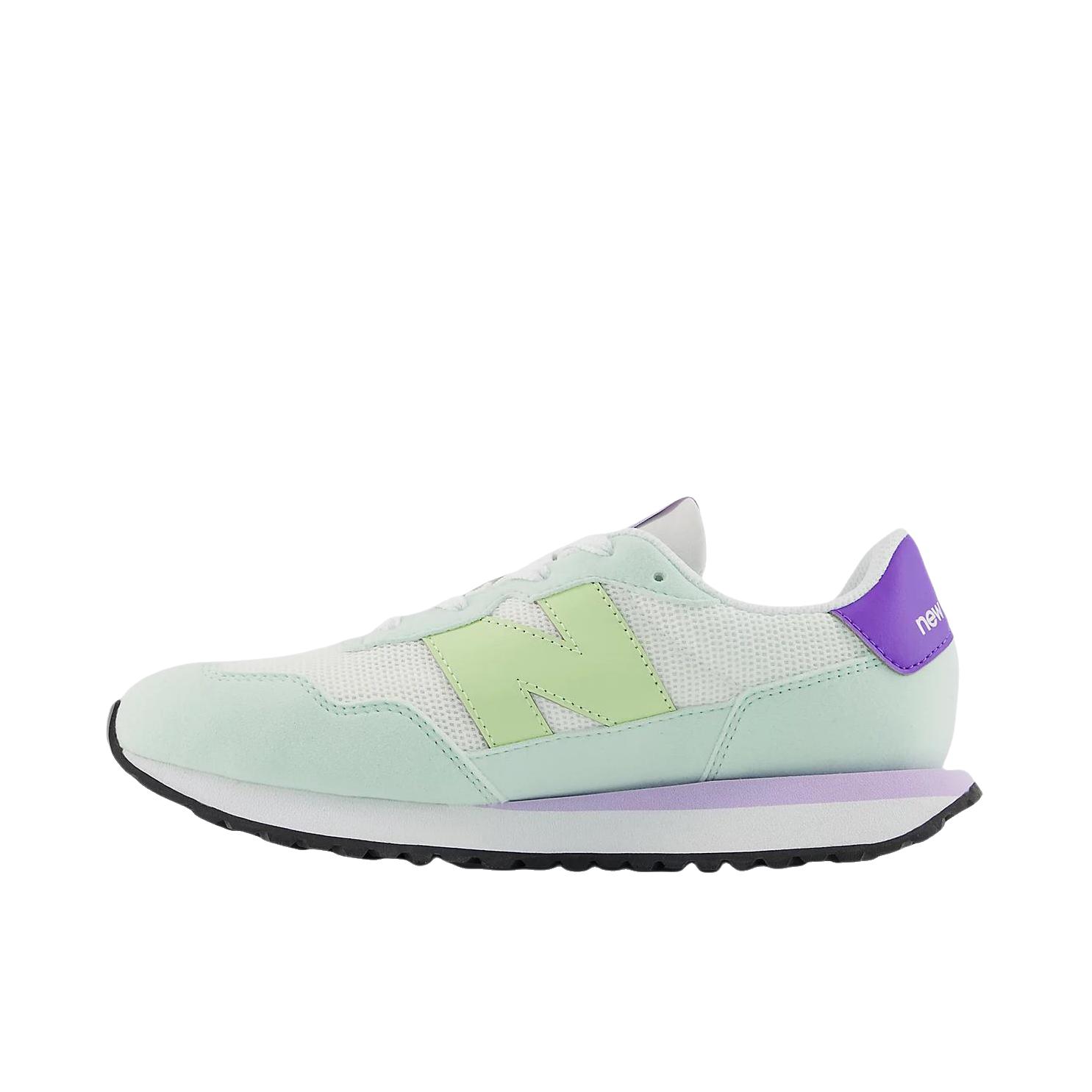 推荐商品：New Balance 237 跑鞋 减震透气防滑耐磨轻便潮流复古织物 M宽/大童/绿色/白色/紫色