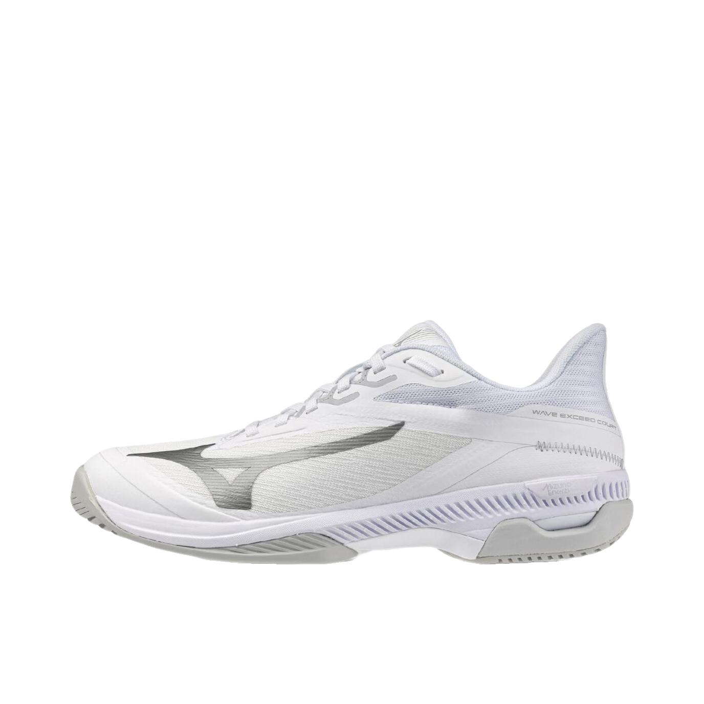 推荐商品：Mizuno/美津浓 云雀WAVE EXCEED COURT 网球鞋 轻便耐磨训练运动 女款/白色/灰色