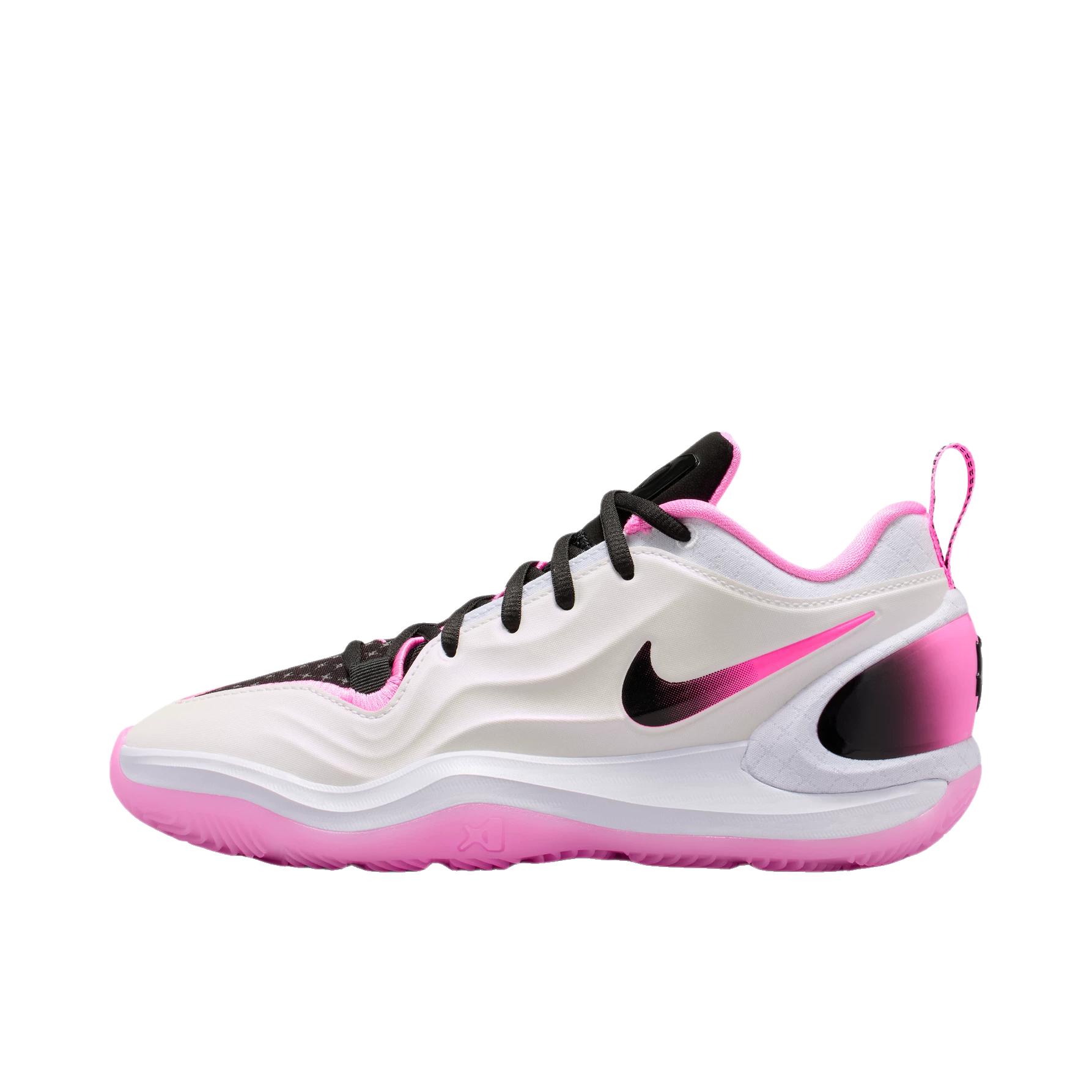推荐商品：Nike A'Two a'ja Wilson 阿贾·威尔逊二代 篮球鞋 柔软圆头厚底实战 低帮/大童/魅力粉/黑色/白色