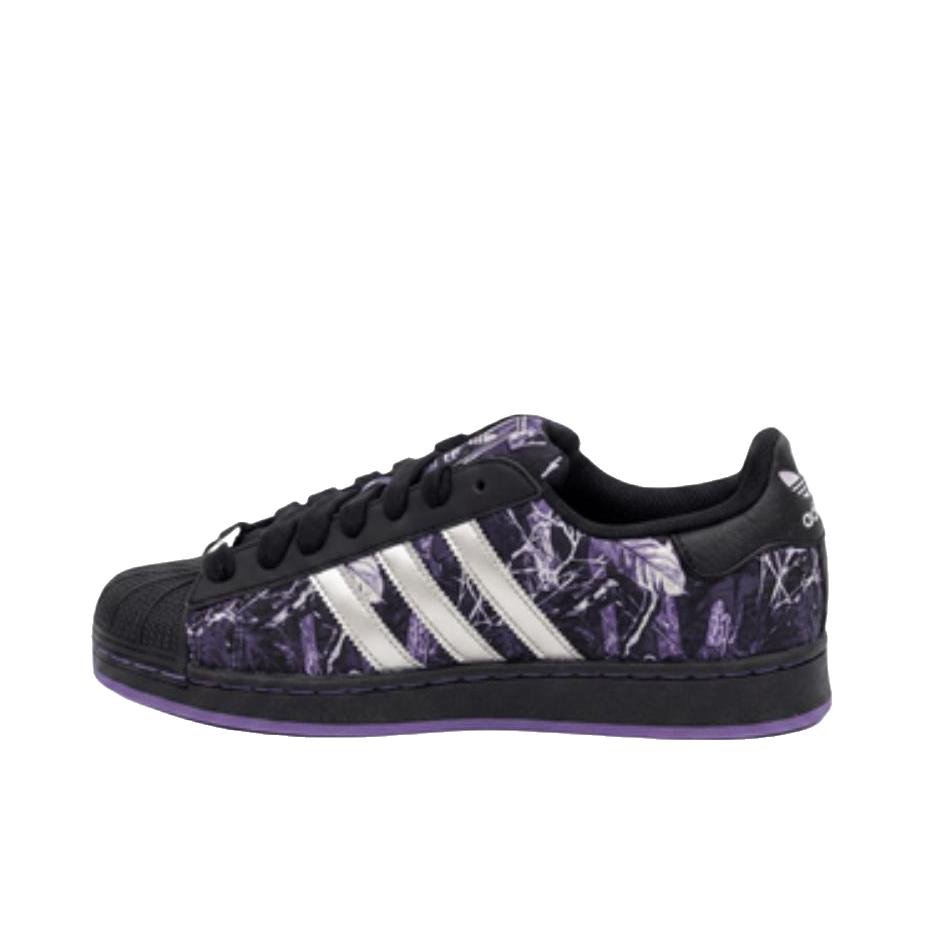 推荐商品：adidas Originals Superstar 2 板鞋 复古防滑耐磨贝壳头贴合圆头支撑 低帮/紫罗兰