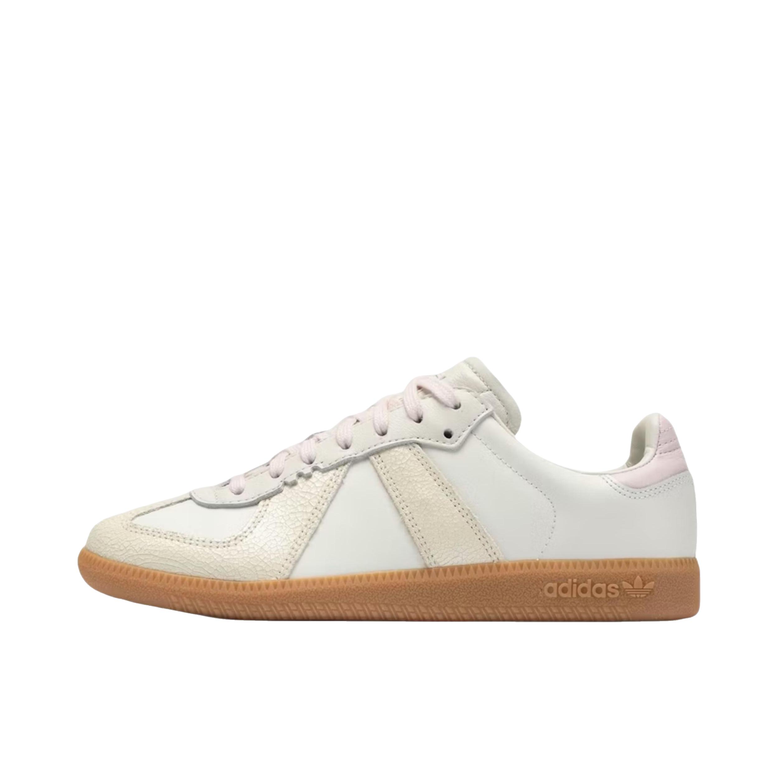 推荐商品：adidas Originals BW Army T头鞋 德训鞋 板鞋 防滑耐磨轻便舒适贴合透气复古 The Whitaker Group联名/低帮/米色/白色/粉色