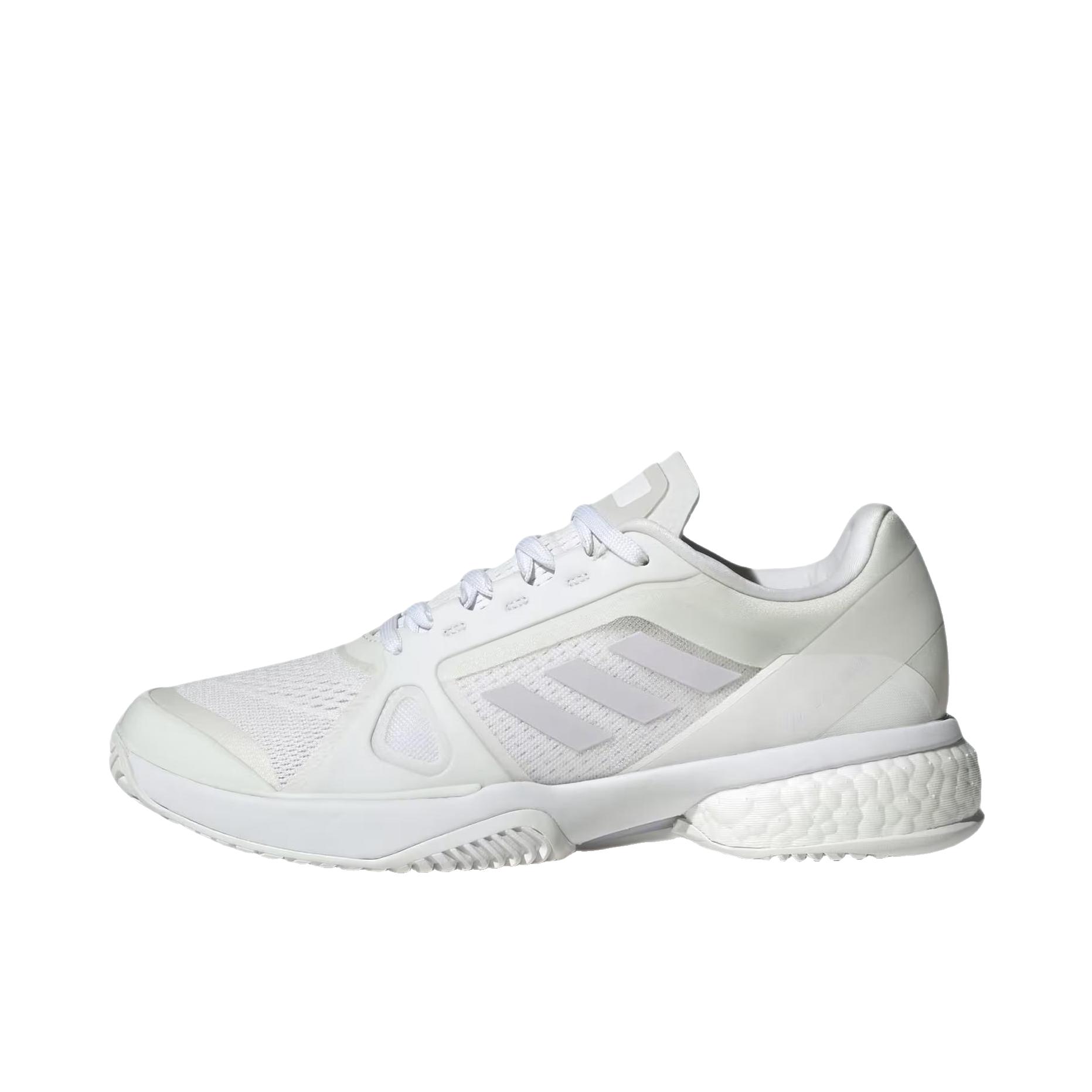 推荐商品：adidas Avaluxe 网球鞋 织物系带透气低帮 低帮/冰紫/云白色