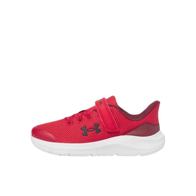 推荐商品：Under Armour/安德玛 Pursuit 4 AC 运动休闲鞋 透气百搭舒适 小童/红色/雪白色