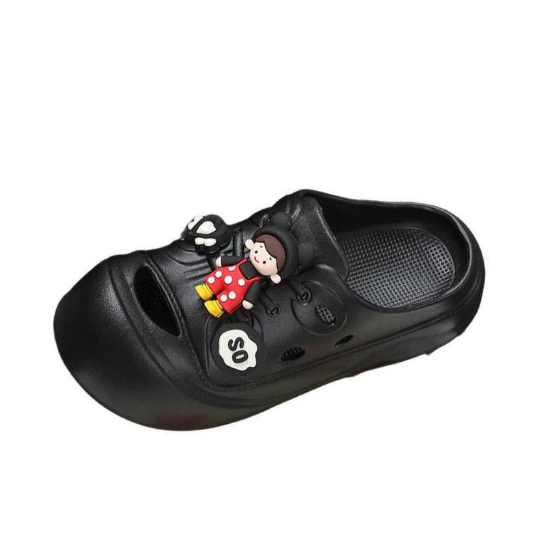 推荐商品：CARTELO/卡帝乐鳄鱼 凉鞋 舒适外穿包头 1559 女款/黑色