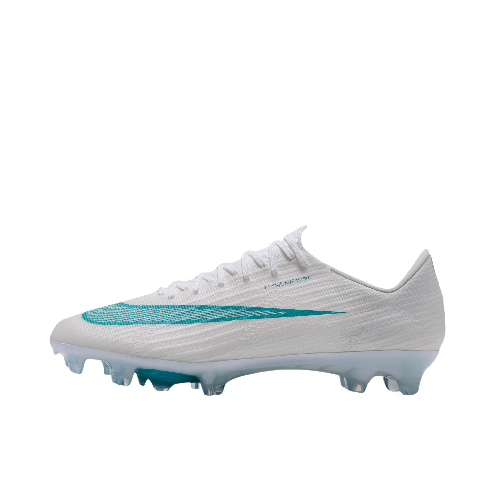 推荐商品：Nike Mercurial Superfly 11 Elite FG 足球鞋 回弹长钉 白色/仙人掌绿