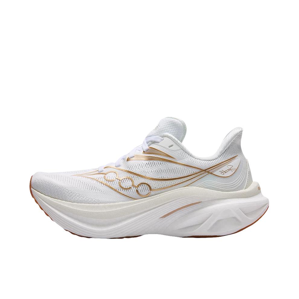 推荐商品：Saucony/索康尼 ENDORPHIN SPEED 啡速 6 跑鞋 竞速训练回弹 白色/金色