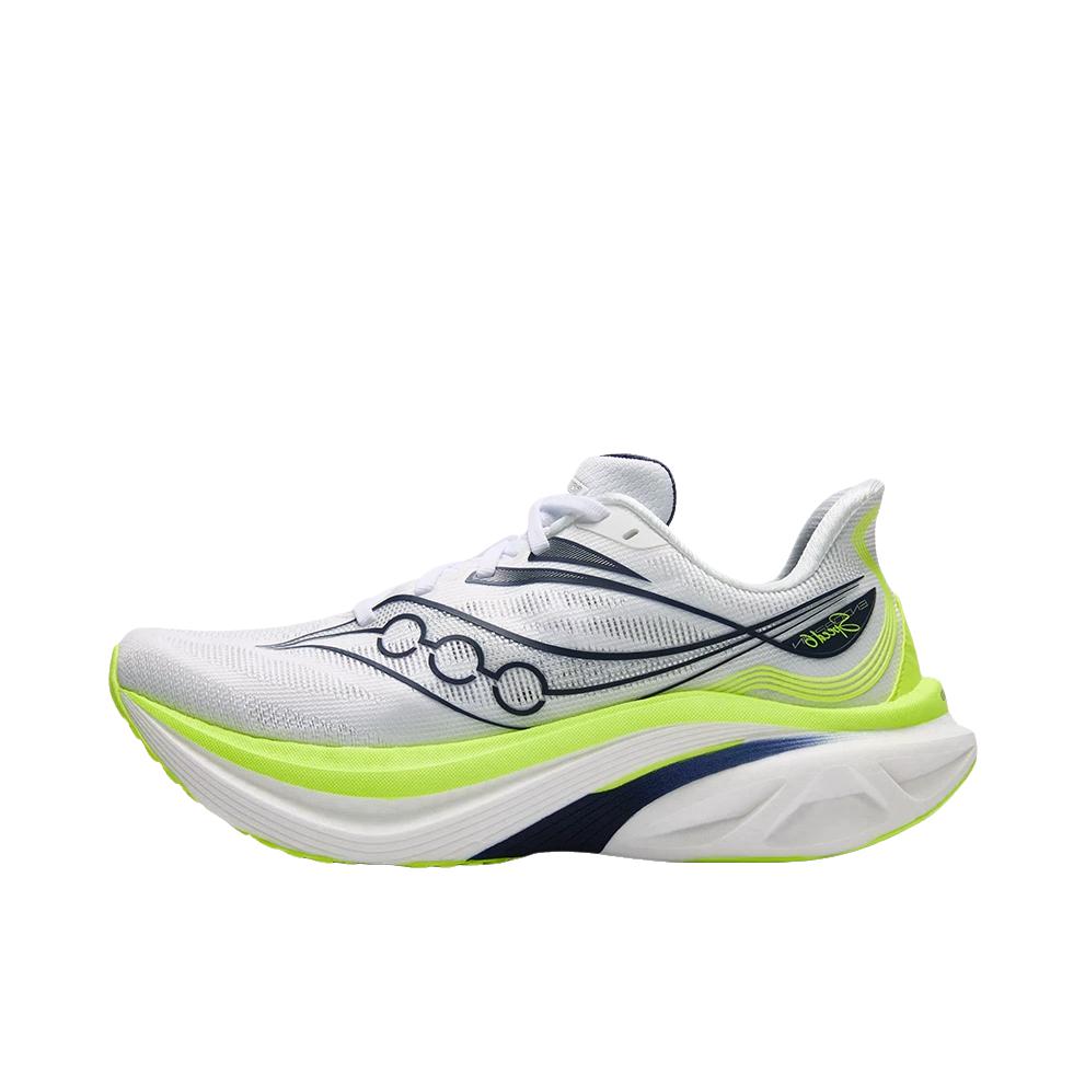 推荐商品：Saucony/索康尼 ENDORPHIN SPEED 啡速 6 跑鞋 竞速训练回弹 白色/深兰色