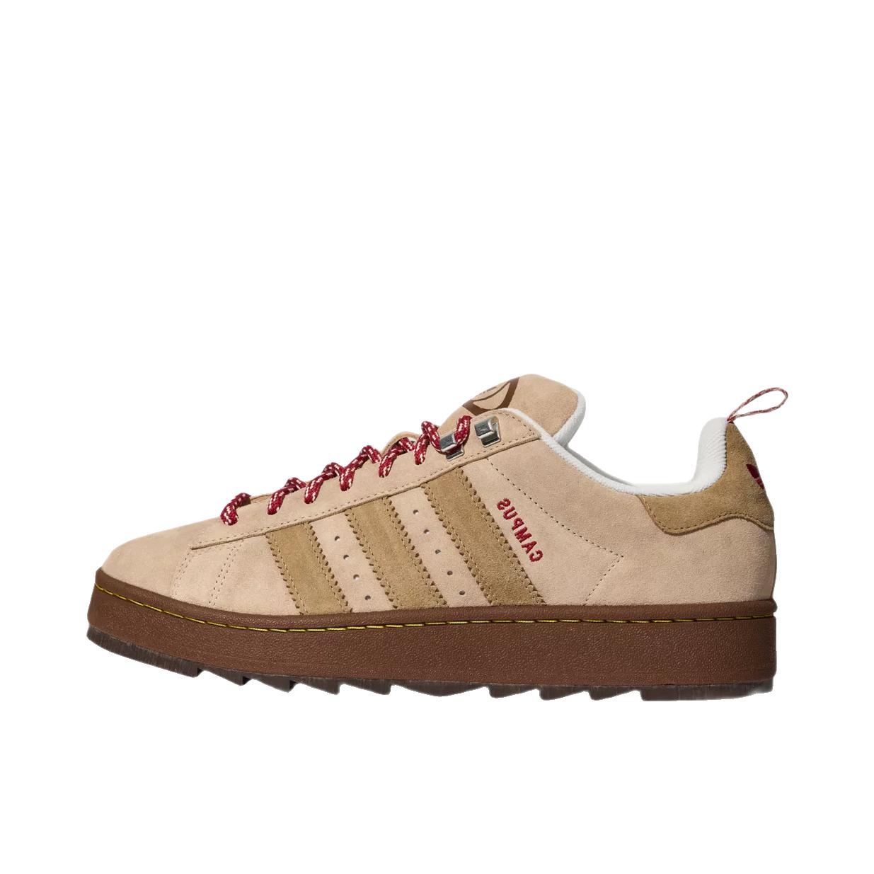 推荐商品：adidas Originals Campus 00s 板鞋 面包鞋 复古缓震透气轻便薄底贴合耐穿圆头包裹性平跟支撑 浅褐色/暖沙色/纸板黄