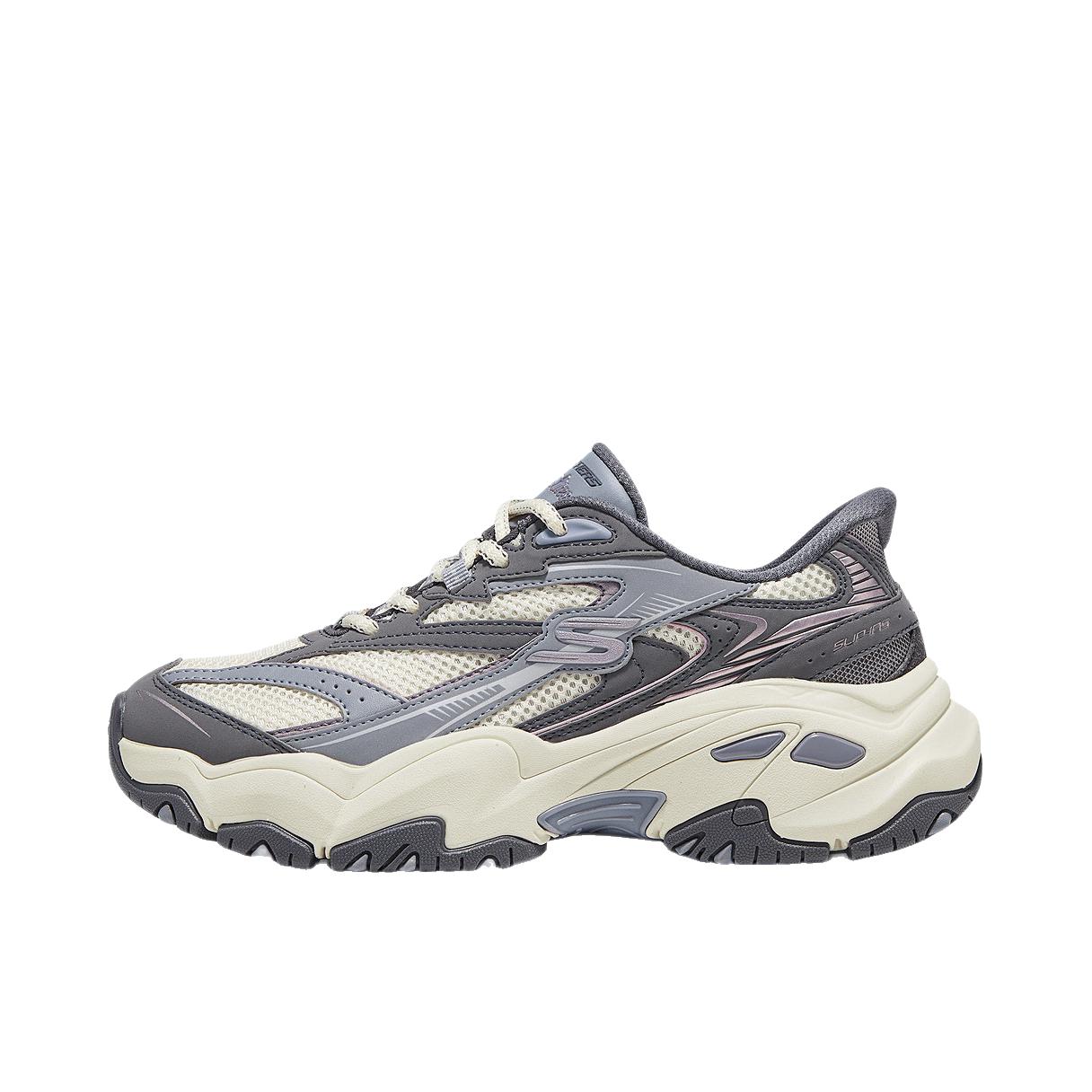推荐商品：Skechers/斯凯奇 Slip-ins D-Lights 6.0 老爹鞋 百搭透气舒适 低帮/女款/迷幻紫