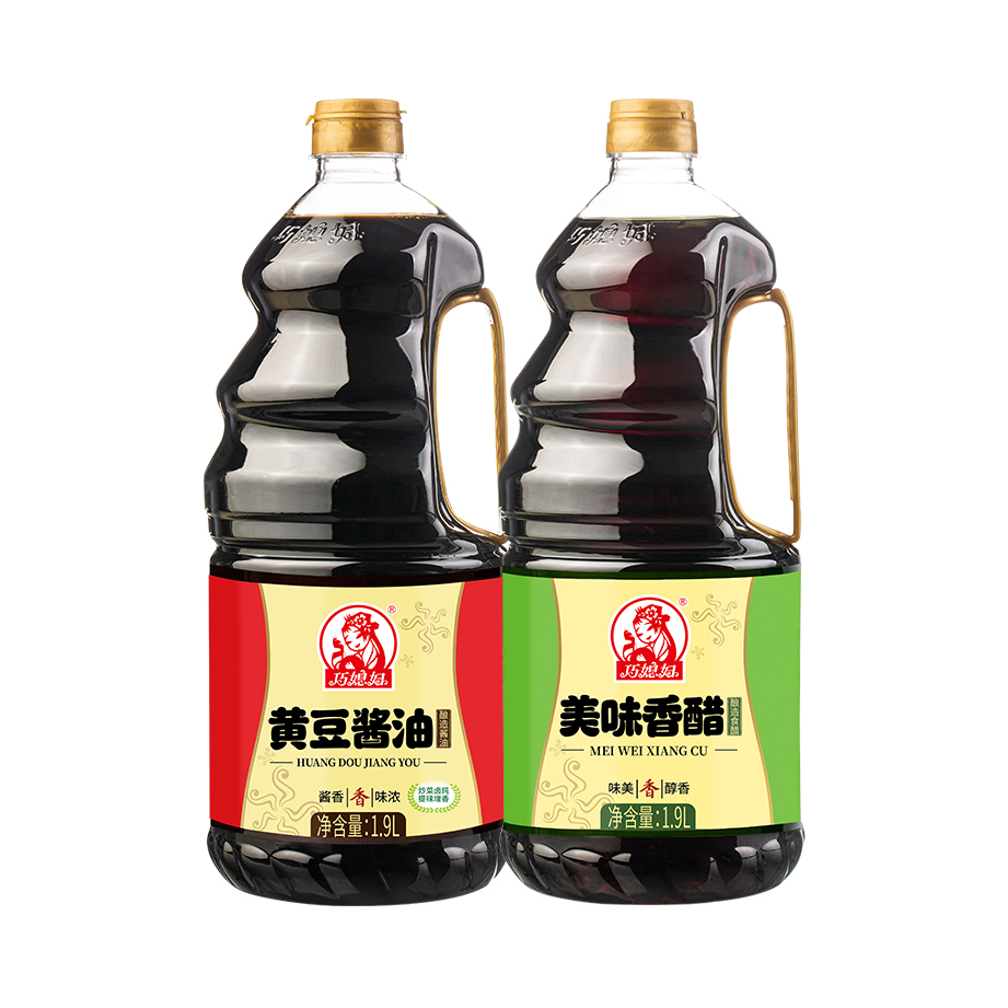 推荐商品：巧媳妇 黄豆酱油+美味香醋 组合装