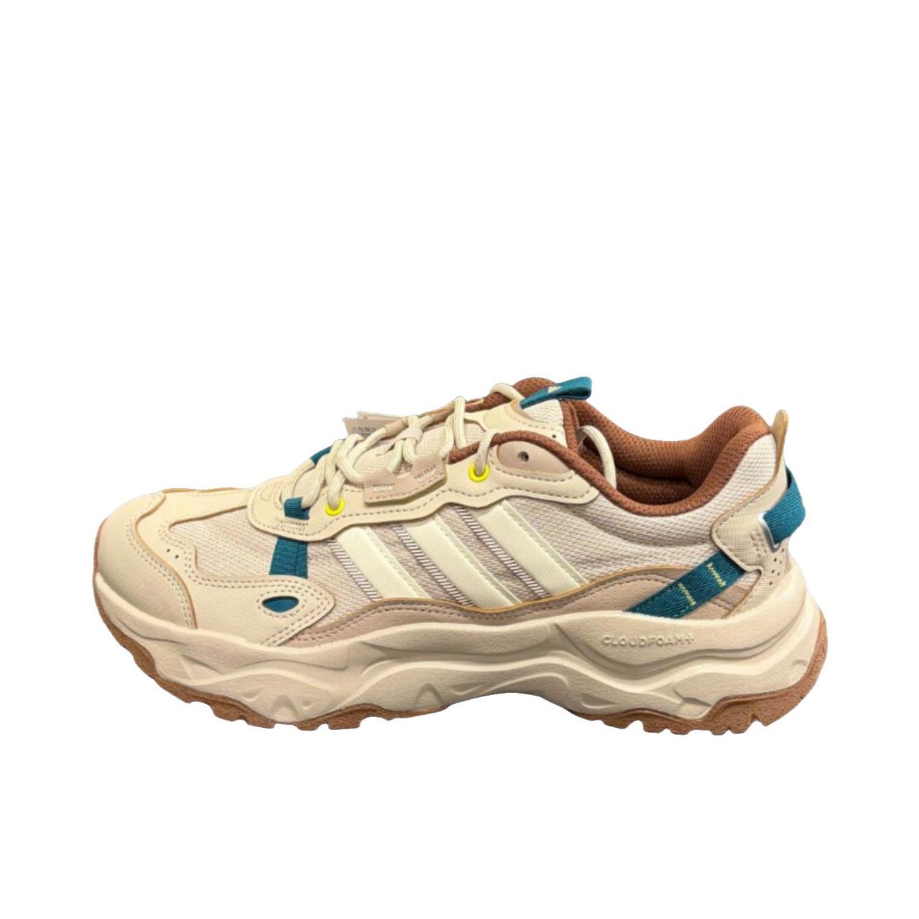 推荐商品：adidas 老爹鞋 缓震舒适透气 黄色/米色