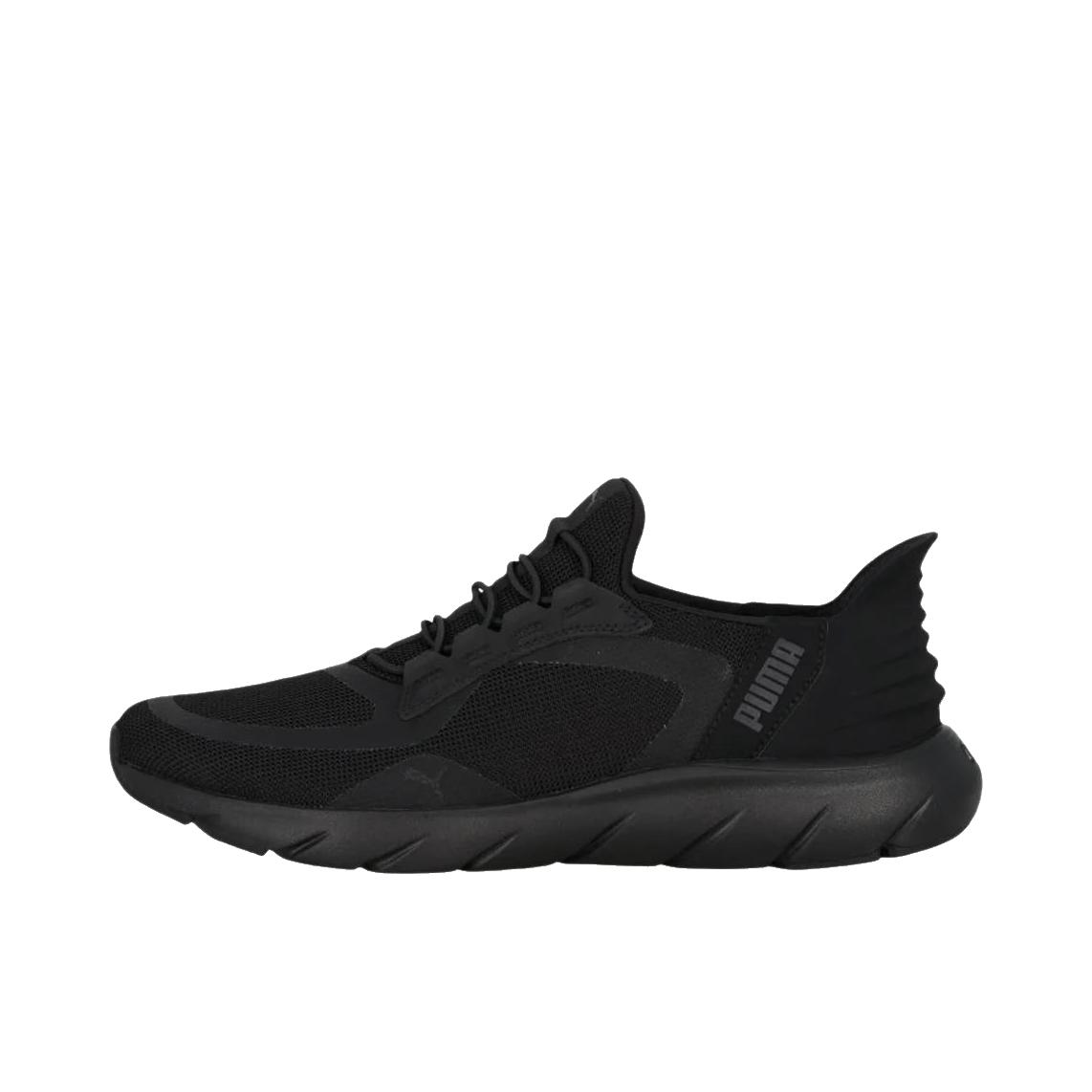 推荐商品：Puma/彪马 Softride 防滑缓震 网面透气 舒适轻便 低帮 时尚百搭 跑鞋 宽版/低帮/纯黑色 