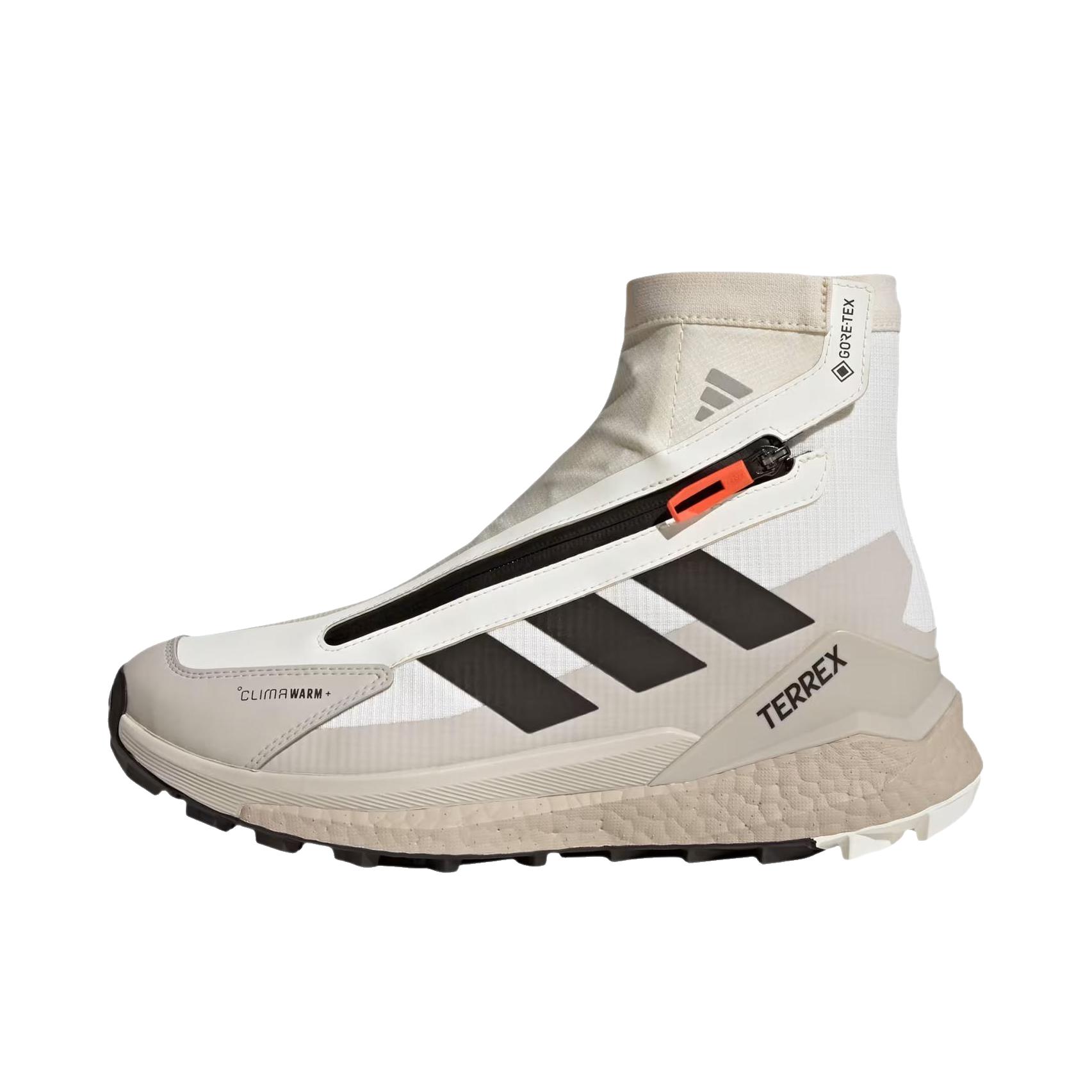 推荐商品：adidas Terrex Free Hiker 2 C.Rdy 防滑耐磨 防水缓震 户外休闲鞋 高帮/米色/白色