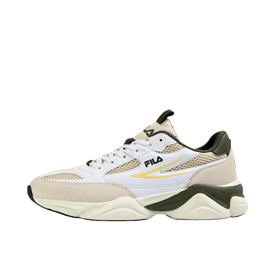 推荐商品：FILA/斐乐 Recade 运动休闲鞋 柔软防滑耐磨低帮 奶白色/米色