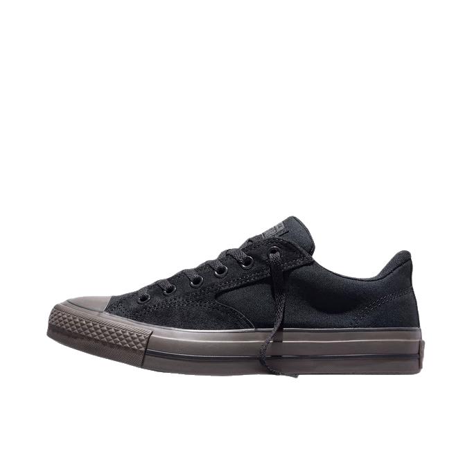 推荐商品：Converse/匡威 Chuck Taylor All Star Malden Street 帆布鞋 复古舒适轻便防滑耐磨支撑圆头高帮 黑色/浅棕色