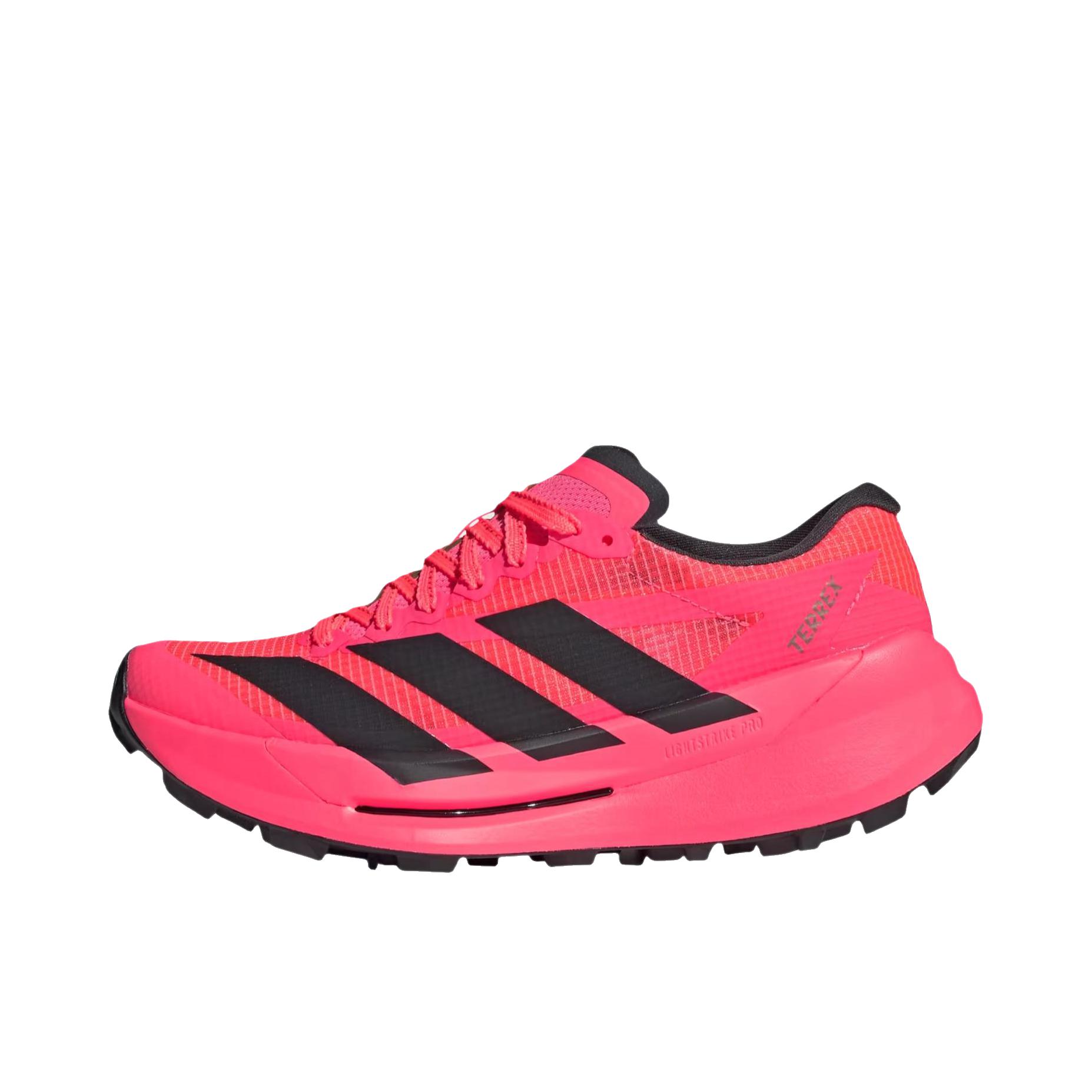 推荐商品：adidas Terrex Agravic Speed Ultra 2 越野跑鞋 户外防滑透气贴合 粉色 