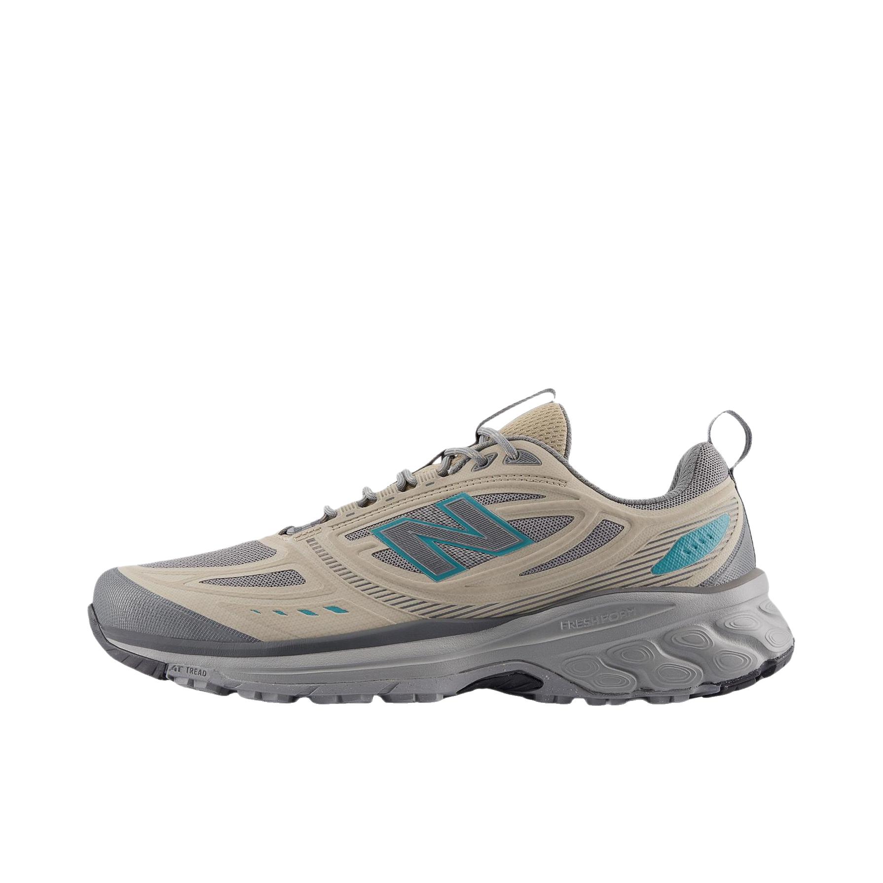 推荐商品：New Balance 410 v9 跑鞋 越野圆头舒适 D宽/棕色/灰色