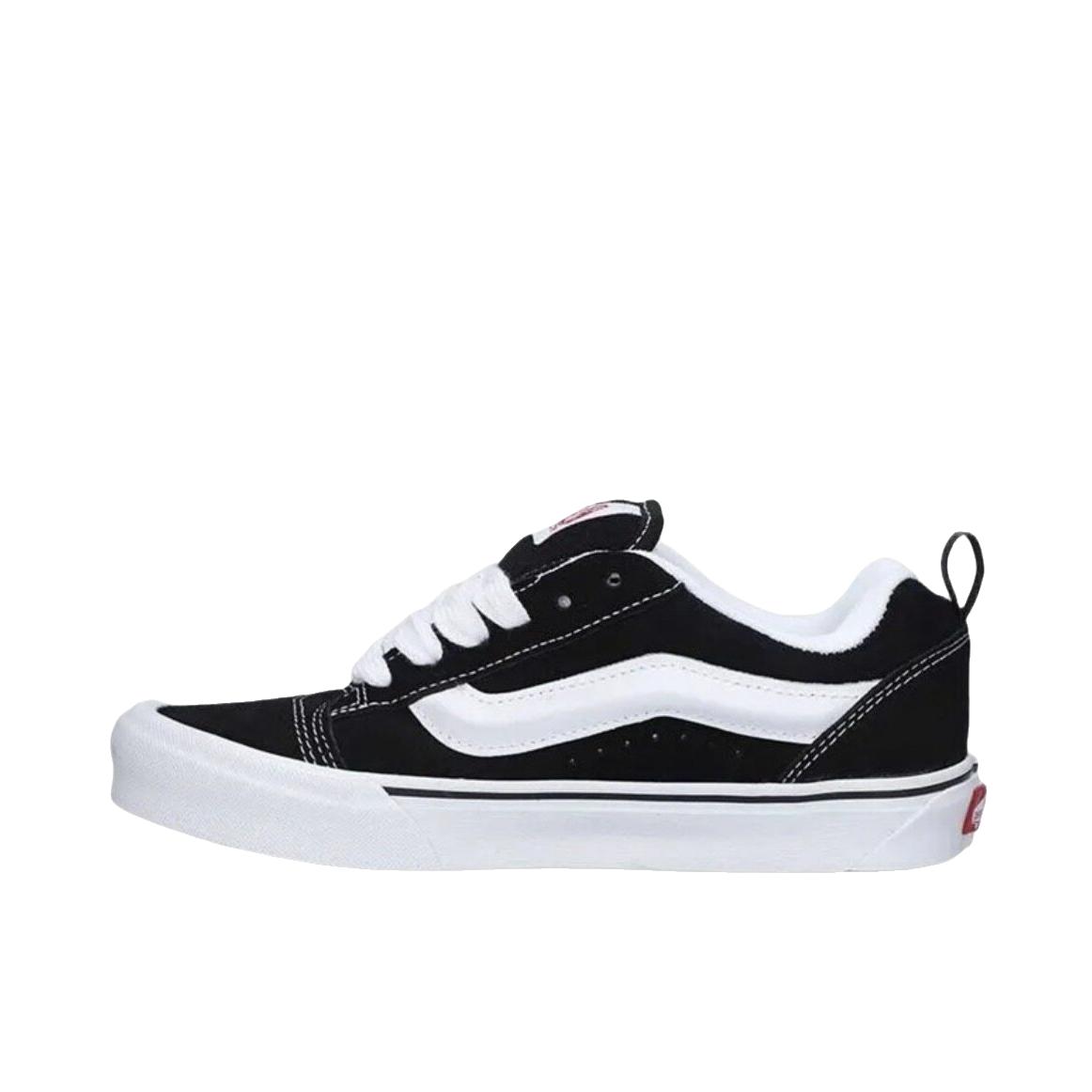 推荐商品：Vans/范斯 Knu-Skool 板鞋 面包鞋 滑板鞋 复古美式时尚防水支撑贴合圆头 加绒/黑色/白色