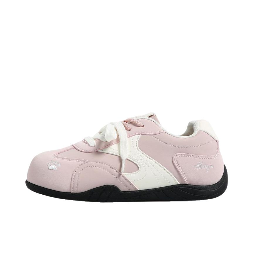 推荐商品：环球 板鞋 耐磨百搭轻便 YW-267089 内增高/女款/粉色/米色