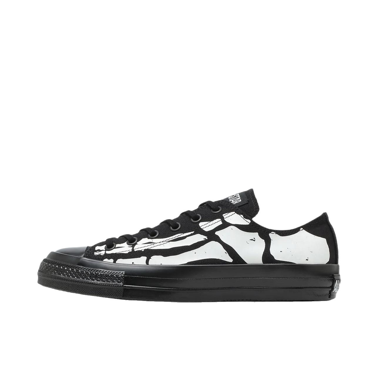 推荐商品：Converse/匡威 All Star Aged BONEPRINT OX 帆布鞋 百搭经典 低帮/黑色