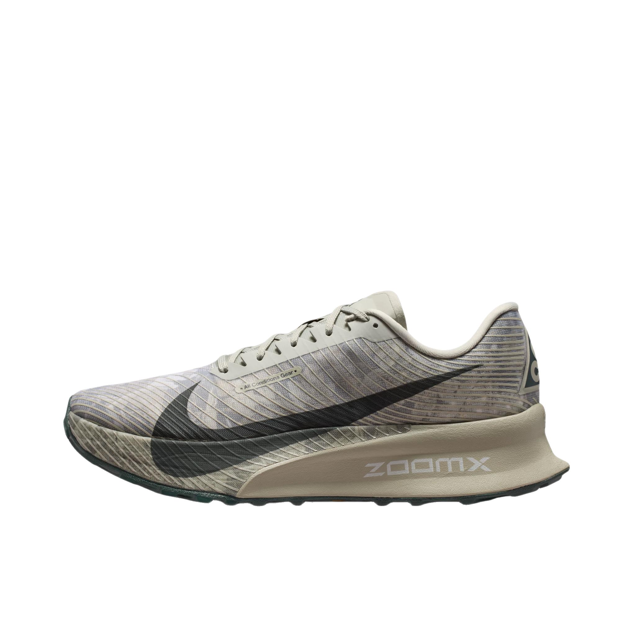 推荐商品：Nike ACG ULTRAFLY TRAIL 跑鞋 户外越野贴合 低帮/雾杉木绿/黑云杉绿/海玻璃色