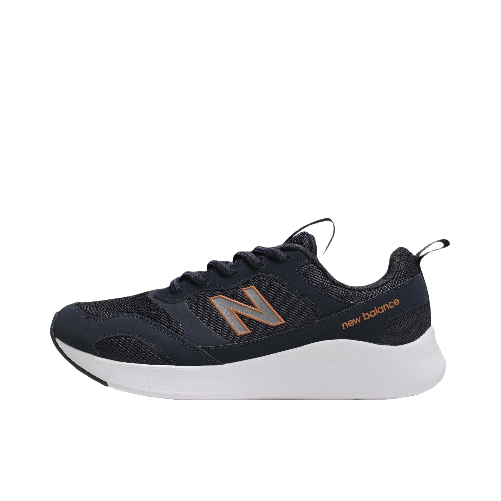 推荐商品：New Balance Sampher V1 跑鞋 圆头厚底一脚蹬舒适 4E宽/低帮/海军蓝色
