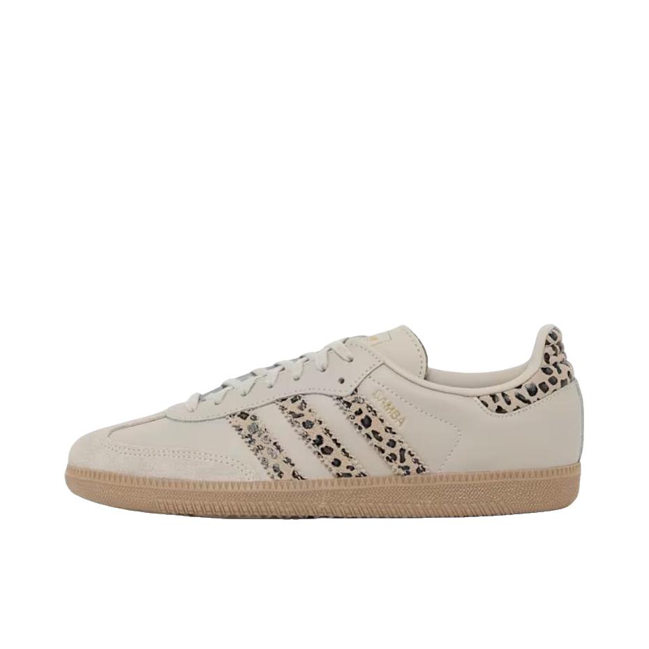 推荐商品：adidas Originals Samba OG T头鞋 板鞋 经典复古舒适百搭耐磨合成革圆头薄底贴合 低帮/大童/米色