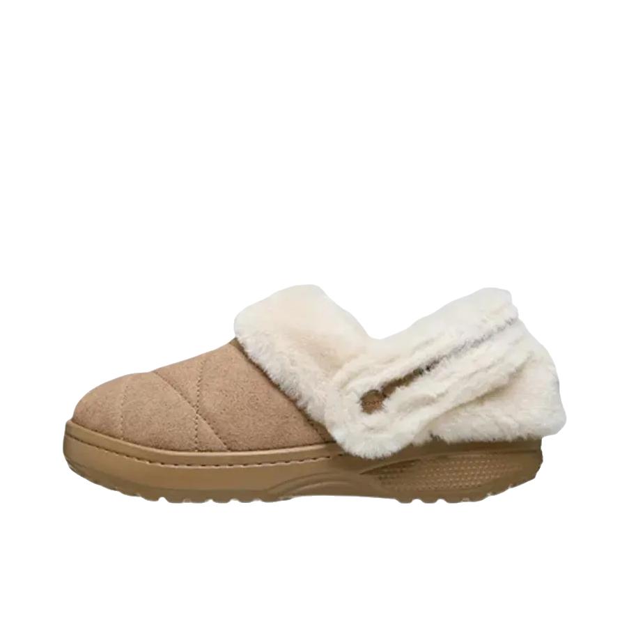 推荐商品：Crocs/卡骆驰 拖鞋 休闲百搭保暖耐磨 214038 加绒/女款/乌贼棕