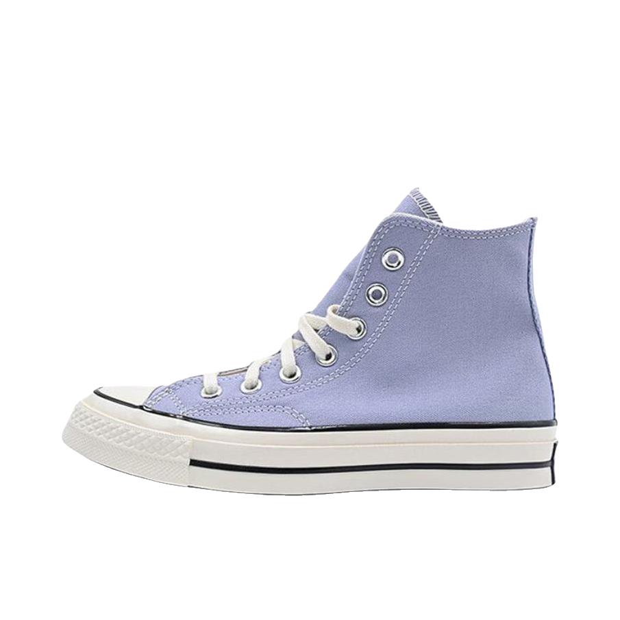 推荐商品：Converse/匡威 Chuck Taylor All Star Malden Street 帆布鞋 复古舒适轻便防滑耐磨支撑圆头高帮 高帮/紫色 