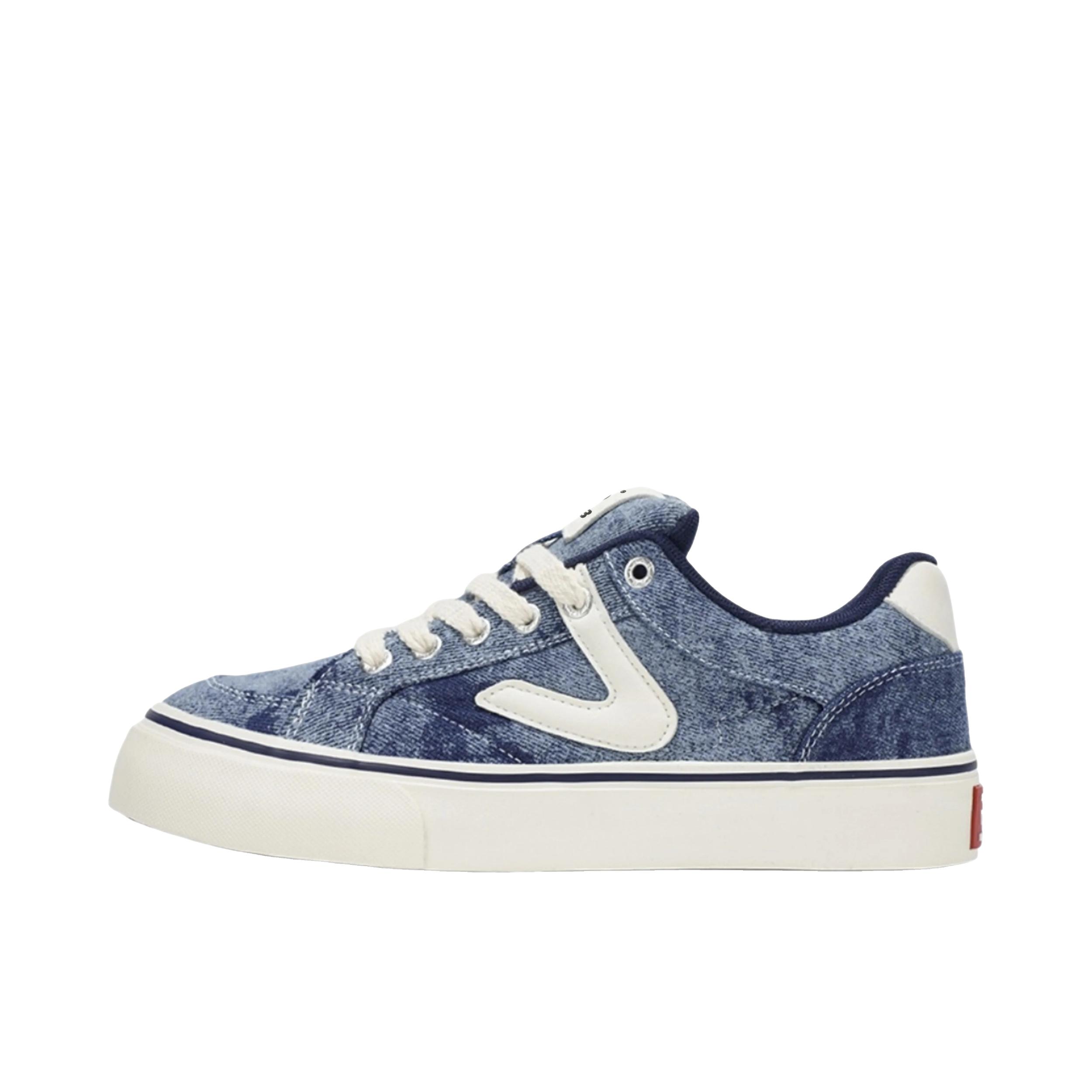 推荐商品：T628板鞋小众复古个性街头T628-WZ-021 低帮/水洗布/蓝色