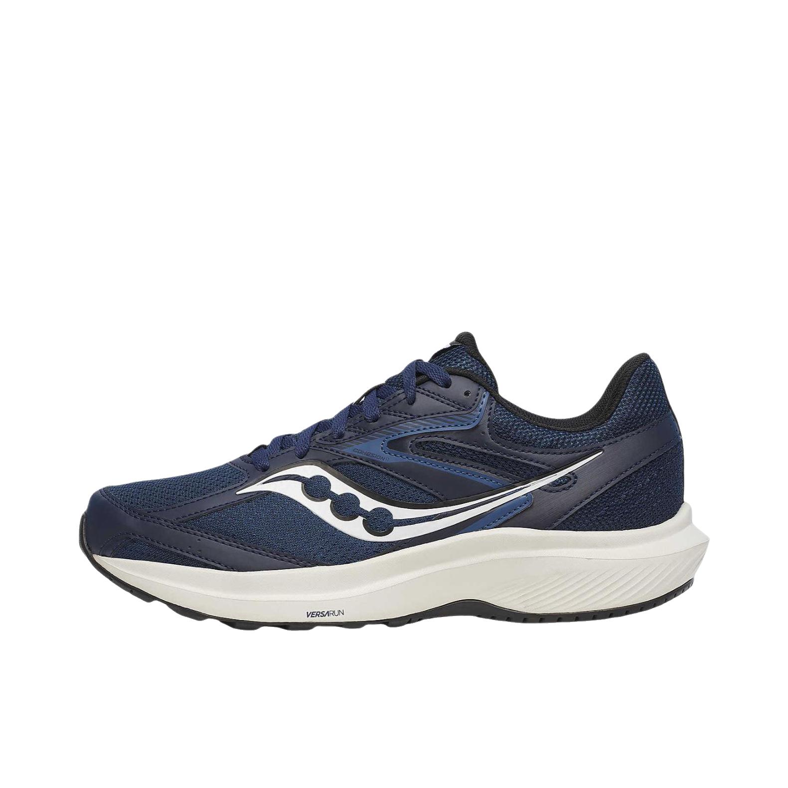 推荐商品：Saucony/索康尼 COHESION凝聚17 缓震 防滑耐磨 网布透气 舒适轻便 马拉松 跑鞋 S20943 低帮/蓝色/白色 