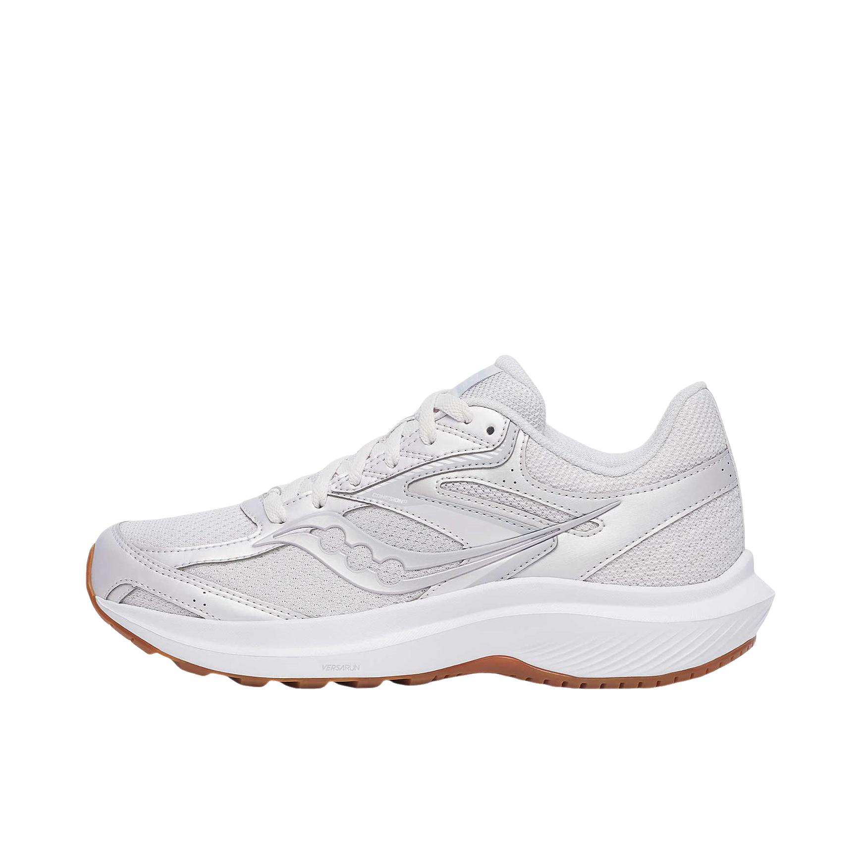 推荐商品：Saucony/索康尼 COHESION凝聚17 缓震 防滑耐磨 网布透气 舒适轻便 马拉松 跑鞋 S20943 低帮/男款/灰色 