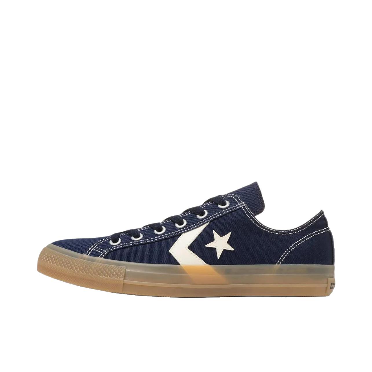 推荐商品：Converse/匡威 CRT CL OX 帆布鞋 圆头平跟系带 海军蓝 