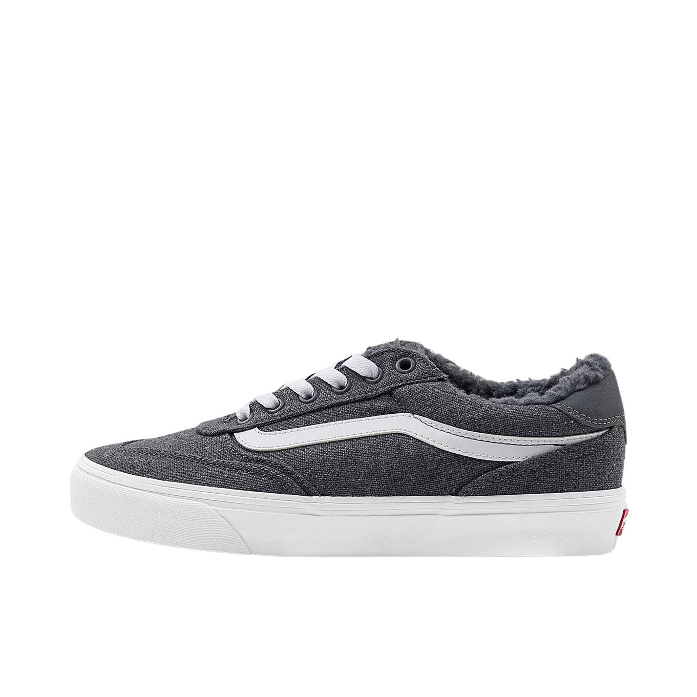 推荐商品：Vans/范斯 Brooklyn LS 板鞋 低帮系带厚底防滑耐磨舒适减震百搭复古薄底 加绒/低帮/灰色