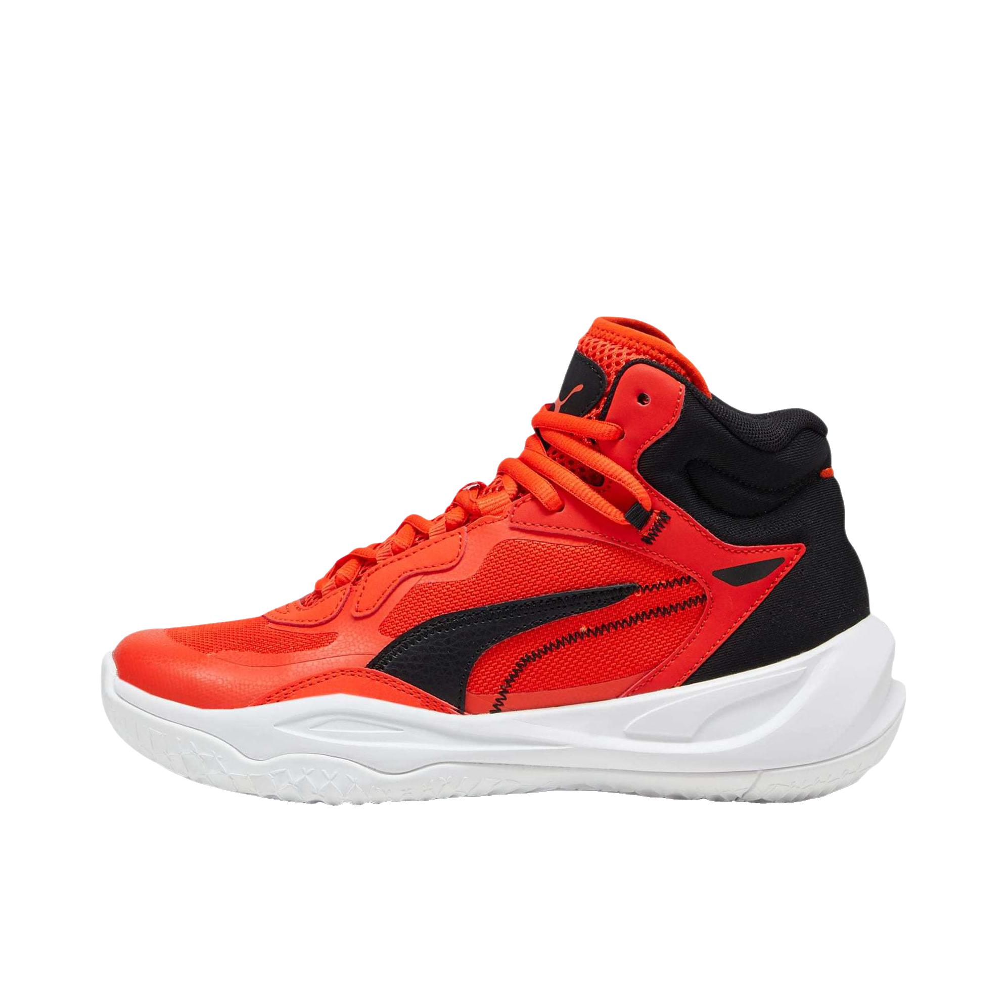 推荐商品：Puma/彪马 Playmaker Pro 减震回弹 防滑耐磨 舒适轻便 篮球鞋 中帮/大童/橙色/黑色 