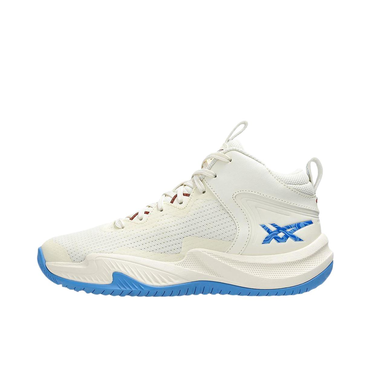 推荐商品：Asics/亚瑟士 NOVA SURGE 3 PARIS 轻量 防滑 橡胶 中帮 篮球鞋 大童/米色