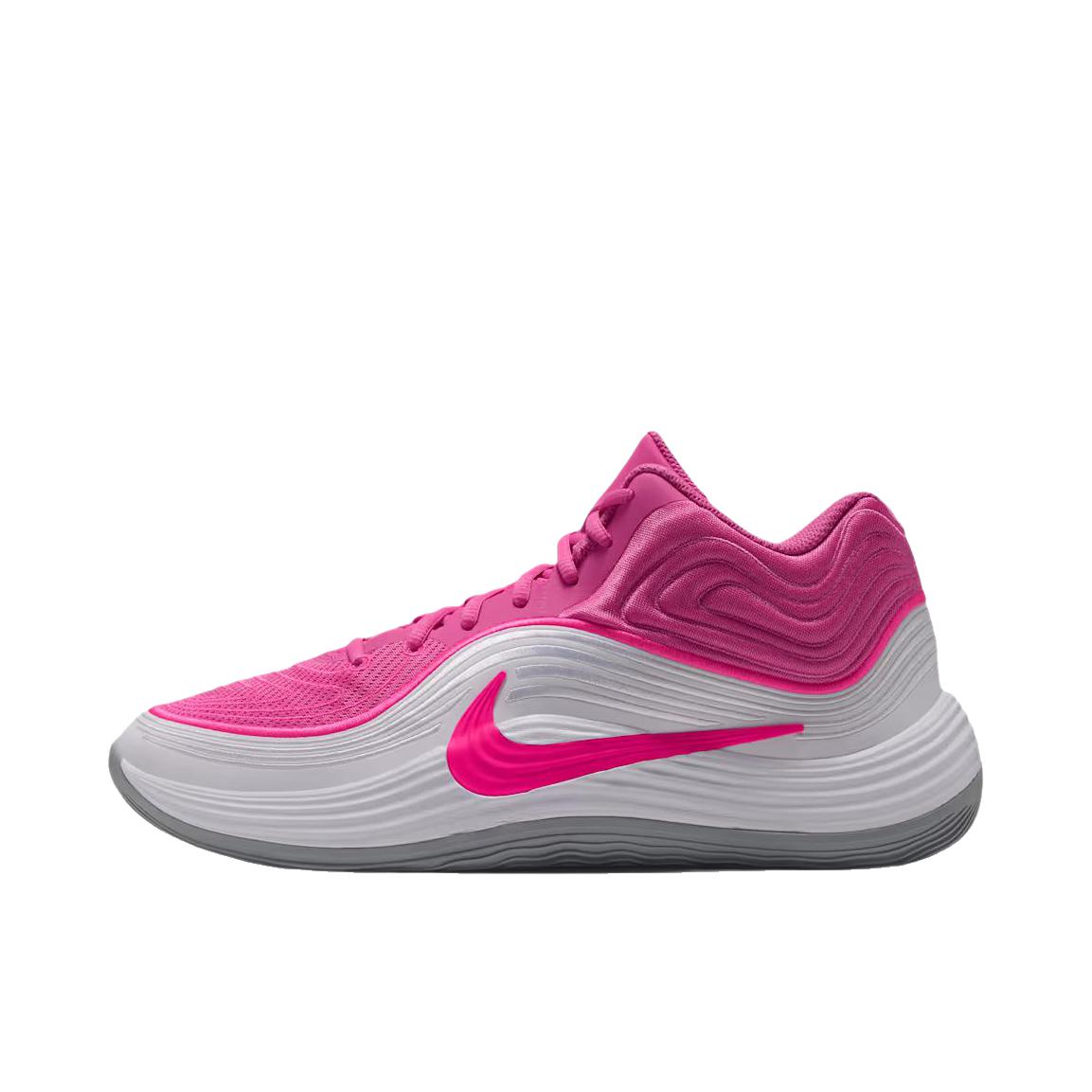 推荐商品：Nike Precision精密 8 篮球鞋 舒适透气百搭时尚抗扭缓震 中帮/粉色/红色