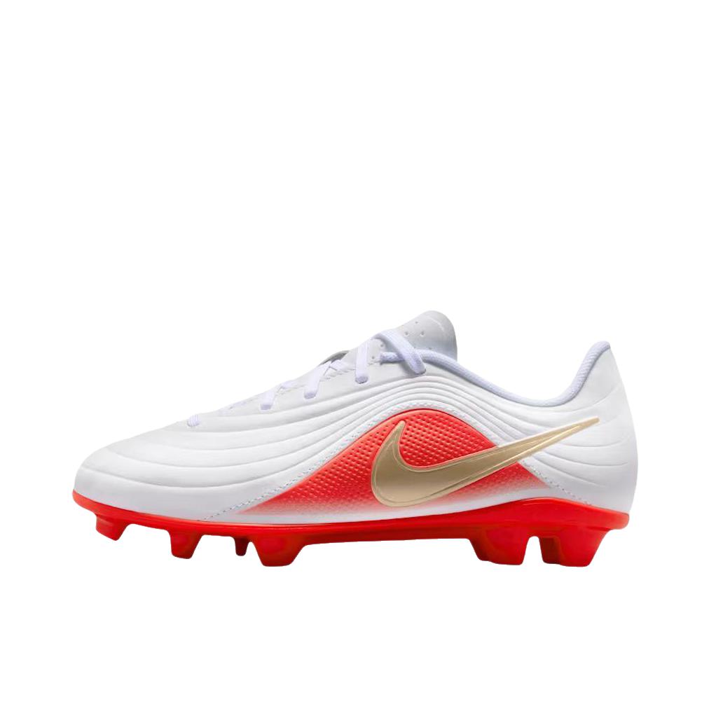 推荐商品：Nike Tiempo Maestro Club FG/MG 足球鞋 低帮圆头系带 GS款/低帮/白色/亮深红色/模糊