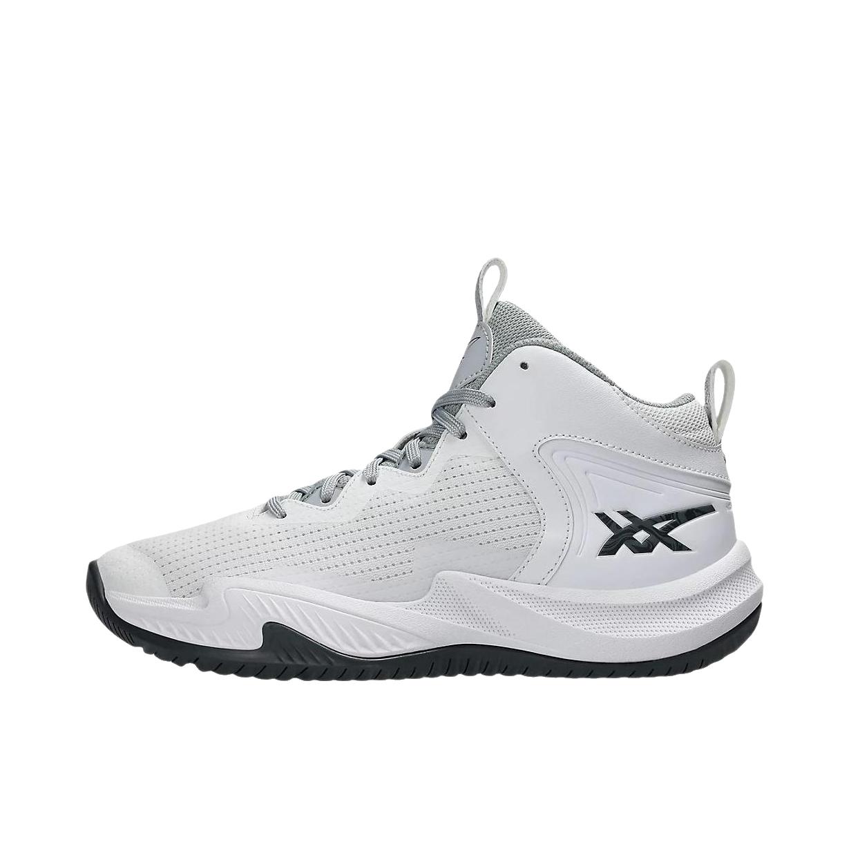 推荐商品：Asics/亚瑟士 NOVA SURGE 3 PARIS 轻量 防滑 橡胶 中帮 篮球鞋 中帮/大童/白色/灰色