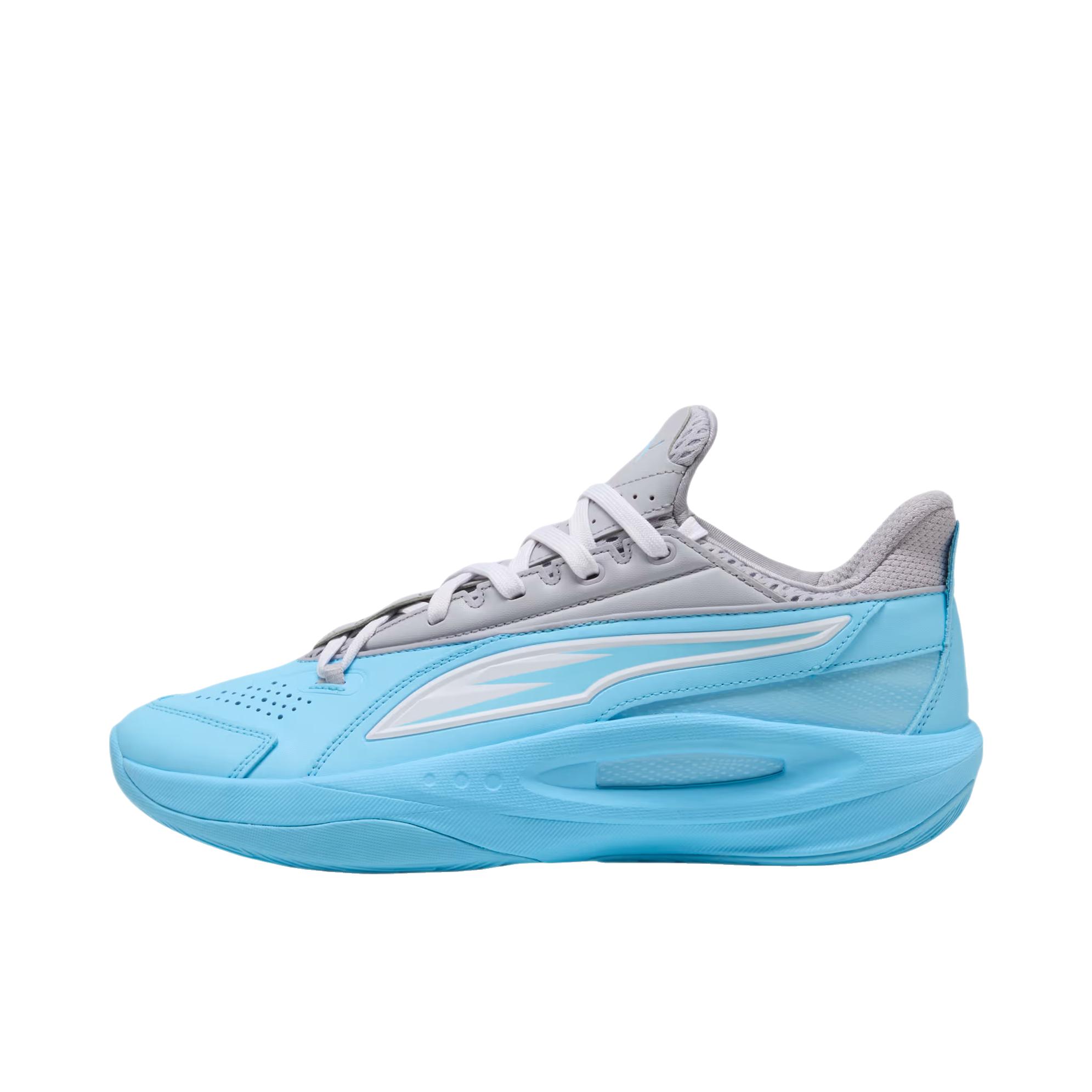 推荐商品：Puma/彪马 SCOOT ZEROS III 篮球鞋 耐磨 透气 舒适 低帮/鲜艳的蓝色/鲜艳的银色 