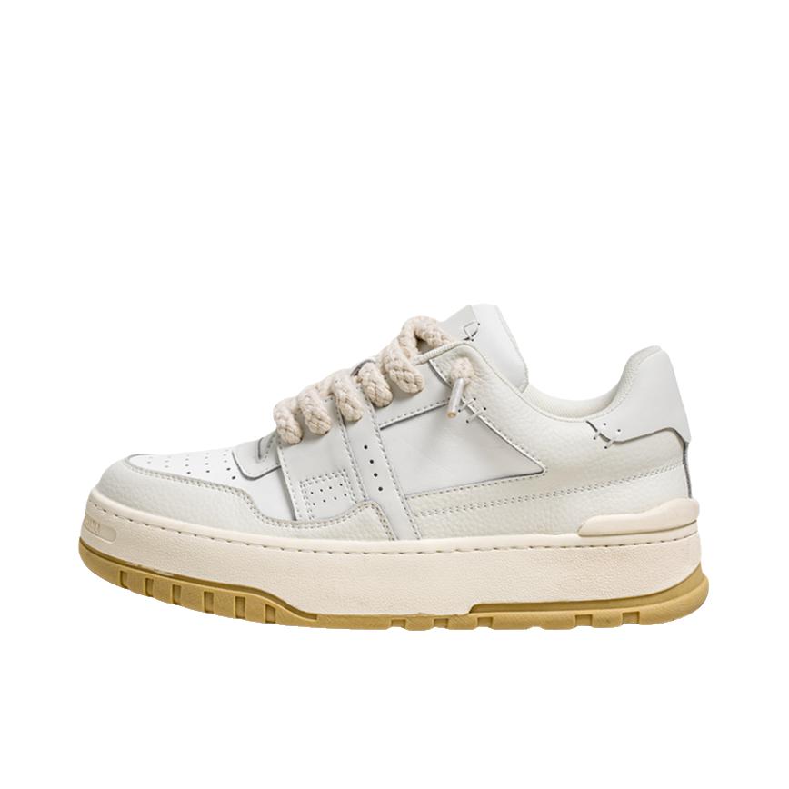 推荐商品：KLAMMKICKS 板鞋 复古工装厚底高街 KLA-3177 低帮/白色